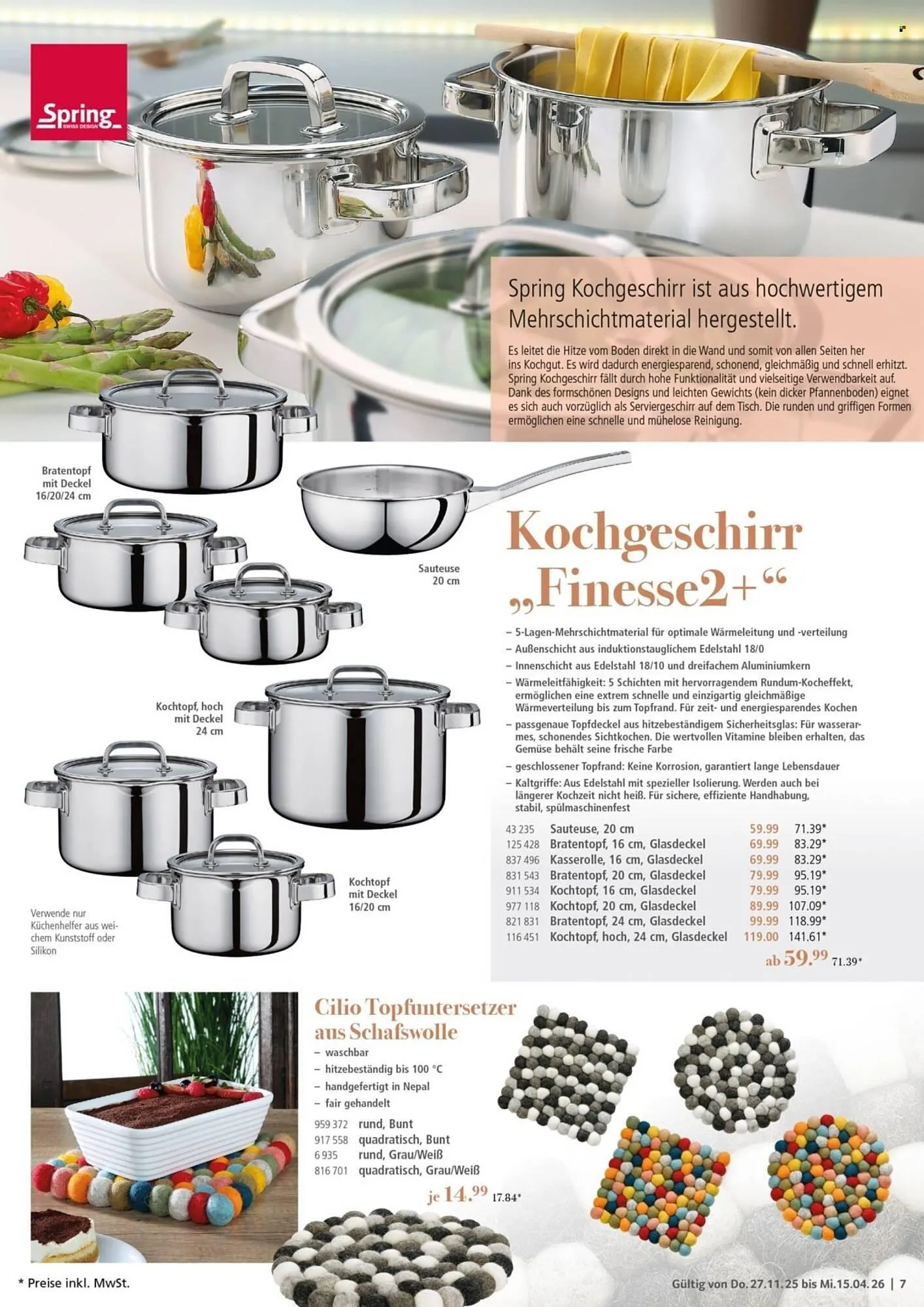 Selgros Prospekt von 27. November bis 15. April 2026 - Prospekt seite 7