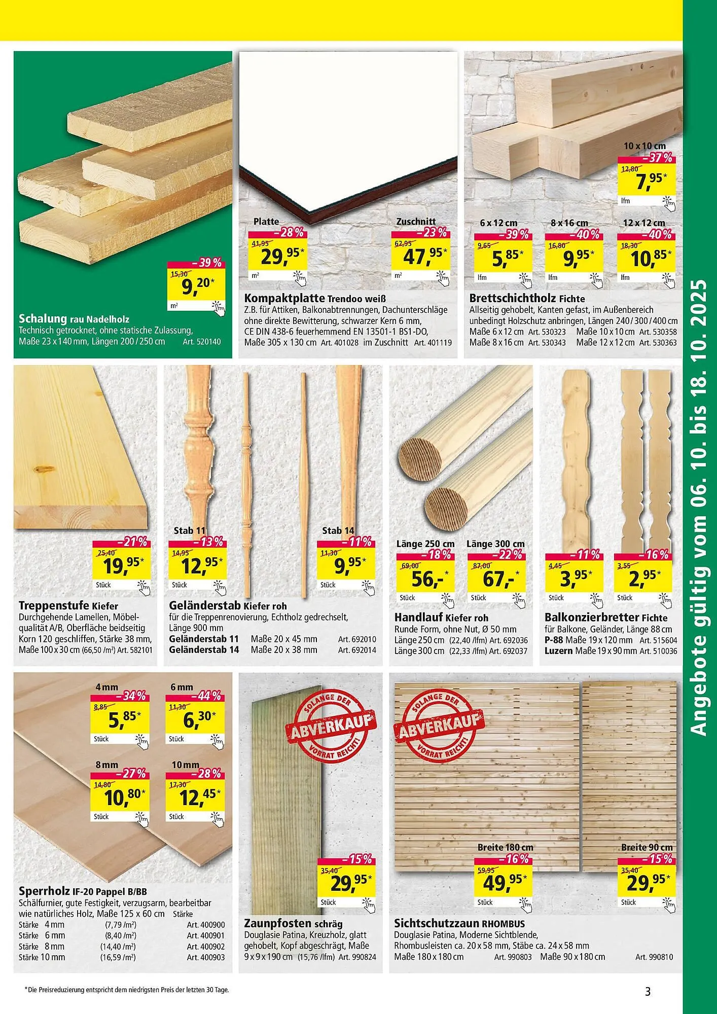 Holz Possling Prospekt von 5. Oktober bis 18. Oktober 2025 - Prospekt seite 3