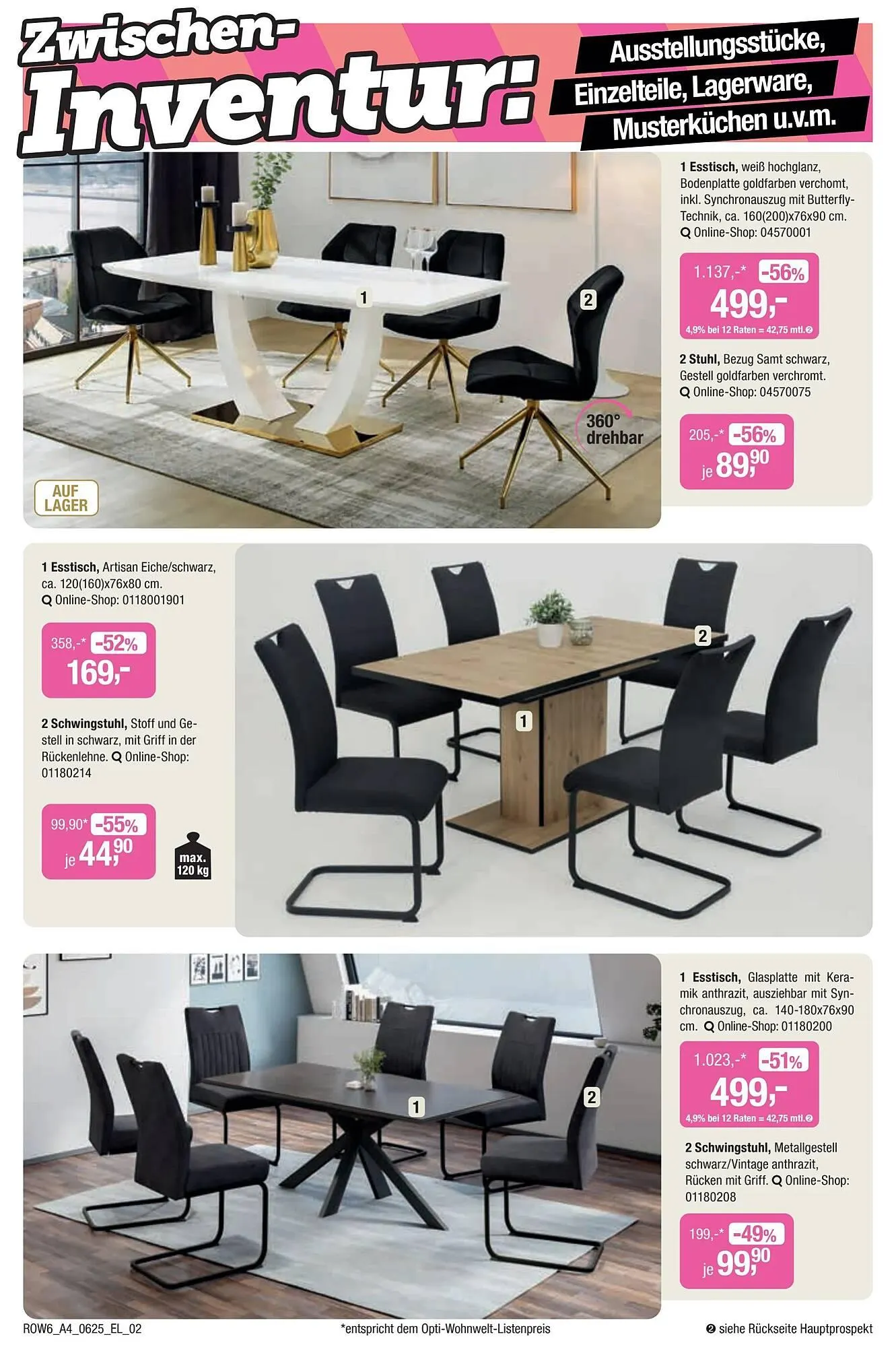 Opti Wohnwelt Prospekt von 22. Mai bis 15. Juni 2025 - Prospekt seite 2