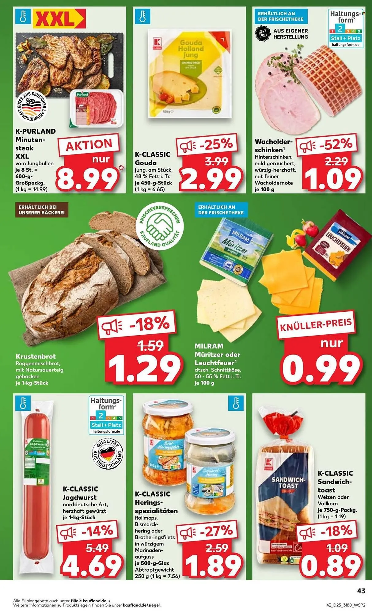 Kaufland Prospekt von 19. Juni bis 25. Juni 2025 - Prospekt seite 43