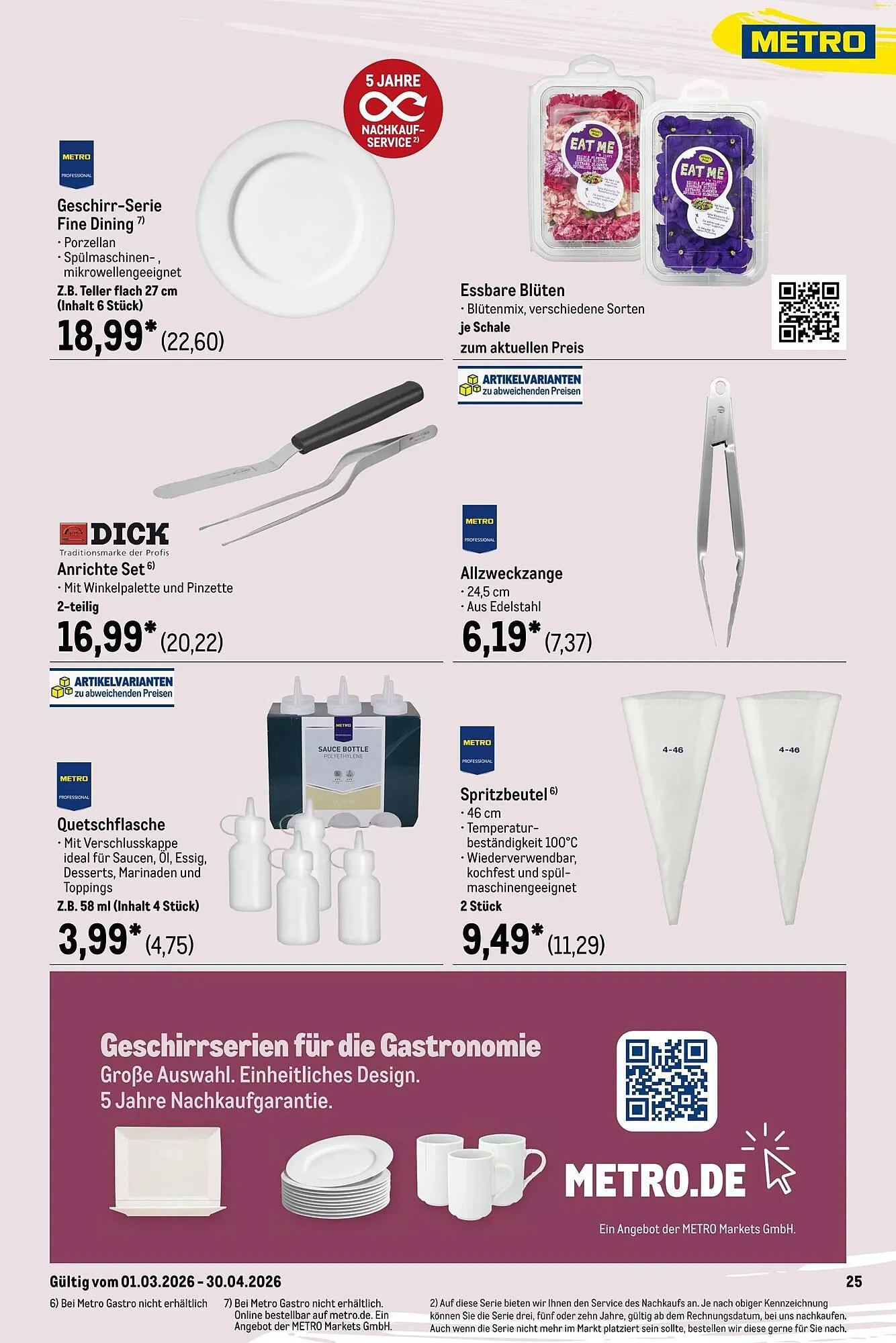 METRO Prospekt von 1. März bis 1. Mai 2026 - Prospekt seite 25