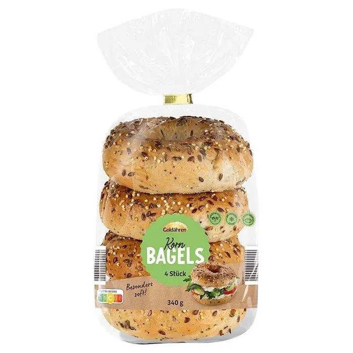 GOLDÄHREN Bagels 340 g, Korn