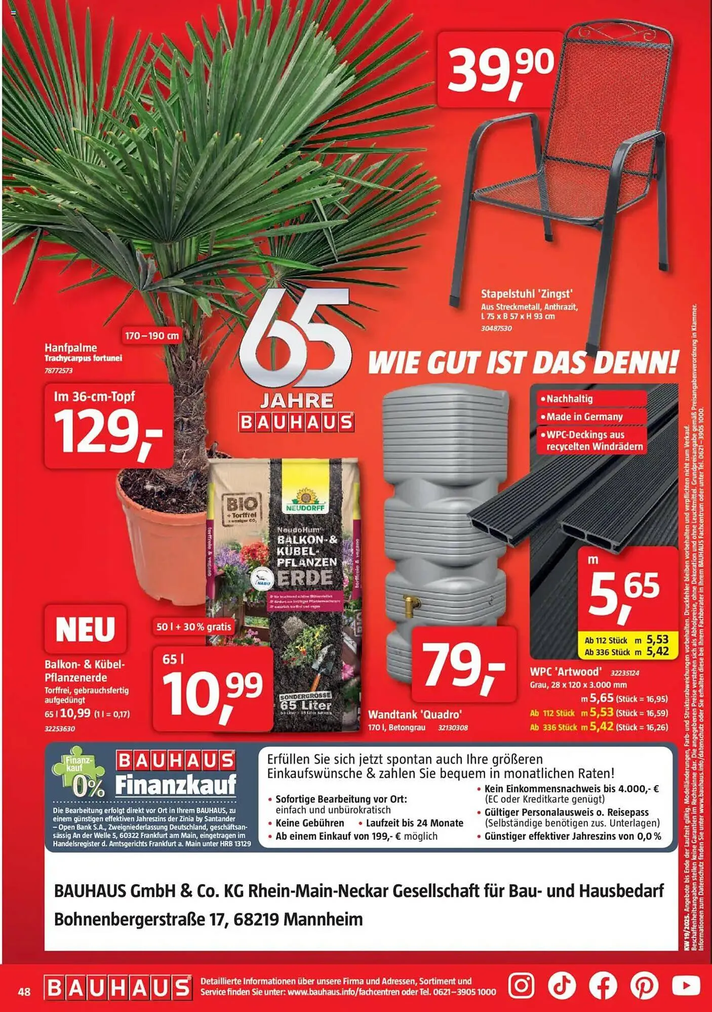 Bauhaus Prospekt von 3. Mai bis 31. Mai 2025 - Prospekt seite 48
