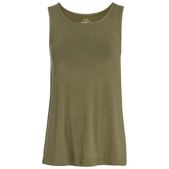 Damen Top in Unifarben