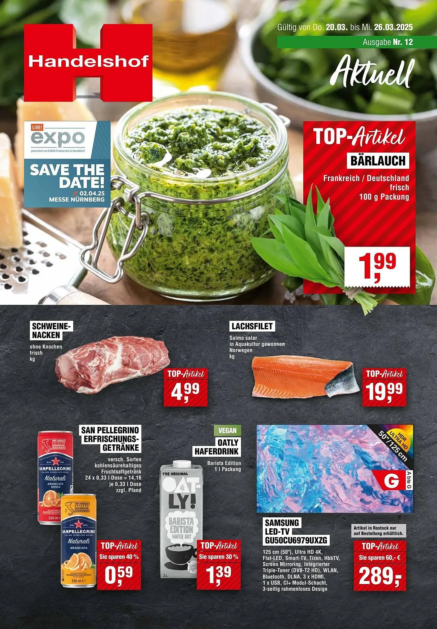 Handelshof Prospekt von 20. März bis 27. März 2025 - Prospekt seite 1