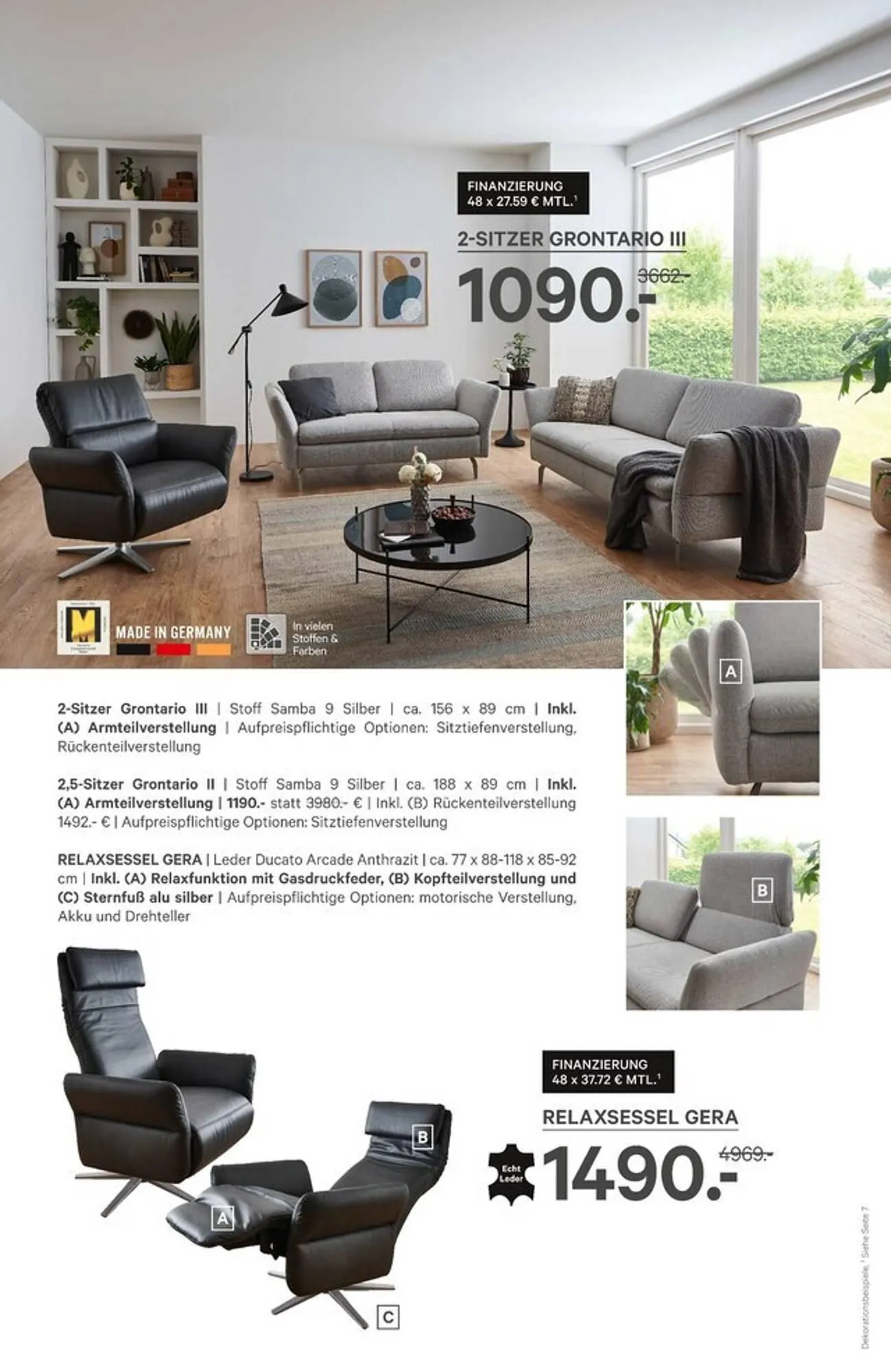 Kabs Polsterwelt Prospekt von 11. April bis 1. Mai 2025 - Prospekt seite 39