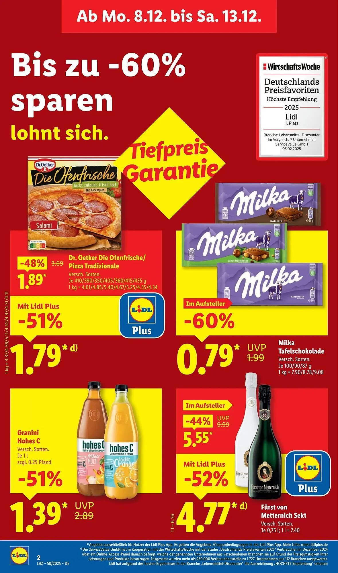 Lidl Prospekt von 8. Dezember bis 13. Dezember 2025 - Prospekt seite 8