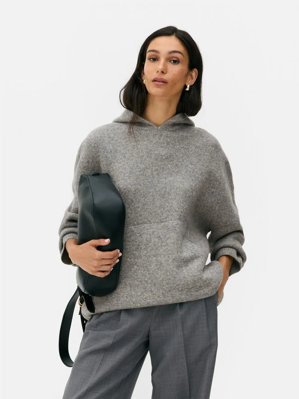 Gestrickter Essential-Hoodie
