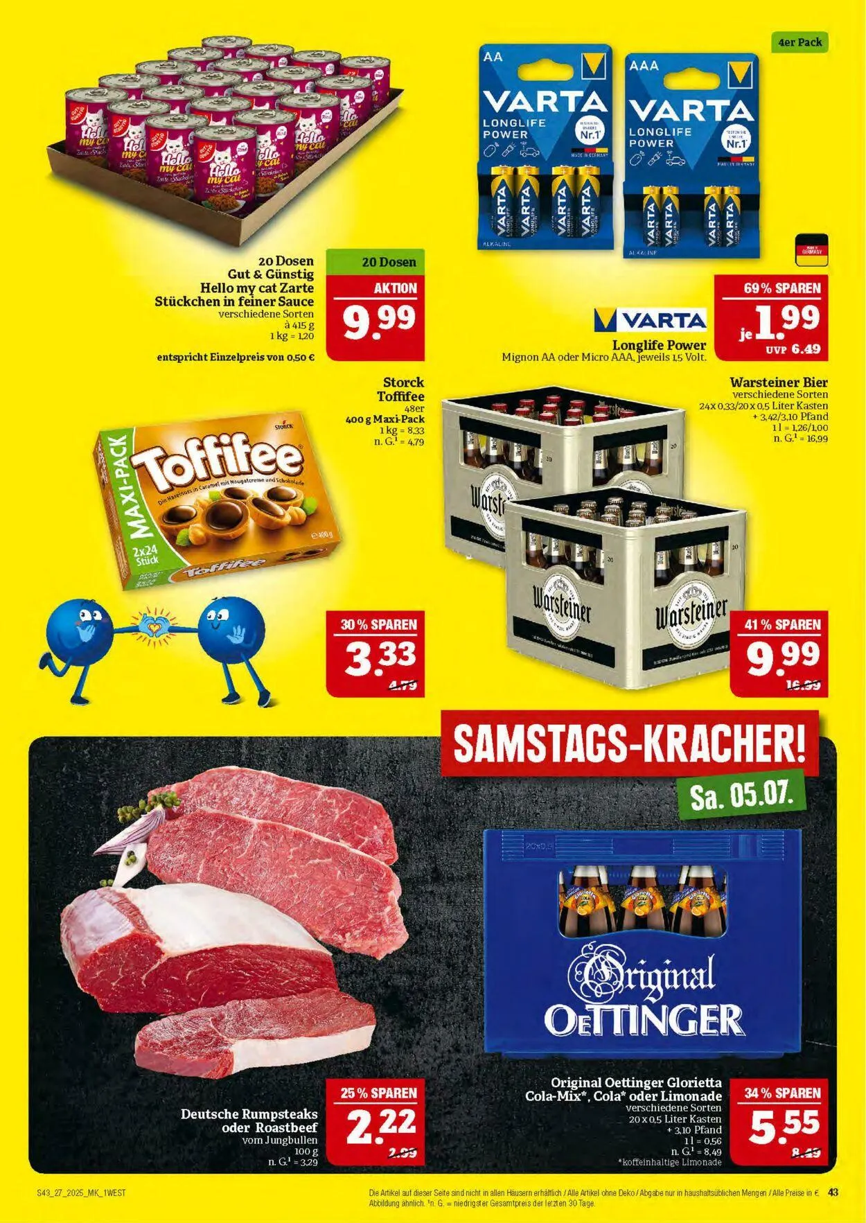 Marktkauf - Nürnberg-Thon Aktueller Prospekt von 30. Juni bis 5. Juli 2025 - Prospekt seite 43