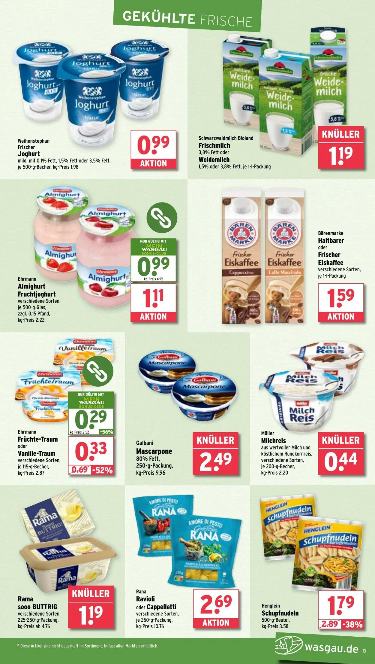 Wasgau von 5. Mai bis 10. Mai 2025 - Prospekt seite 13