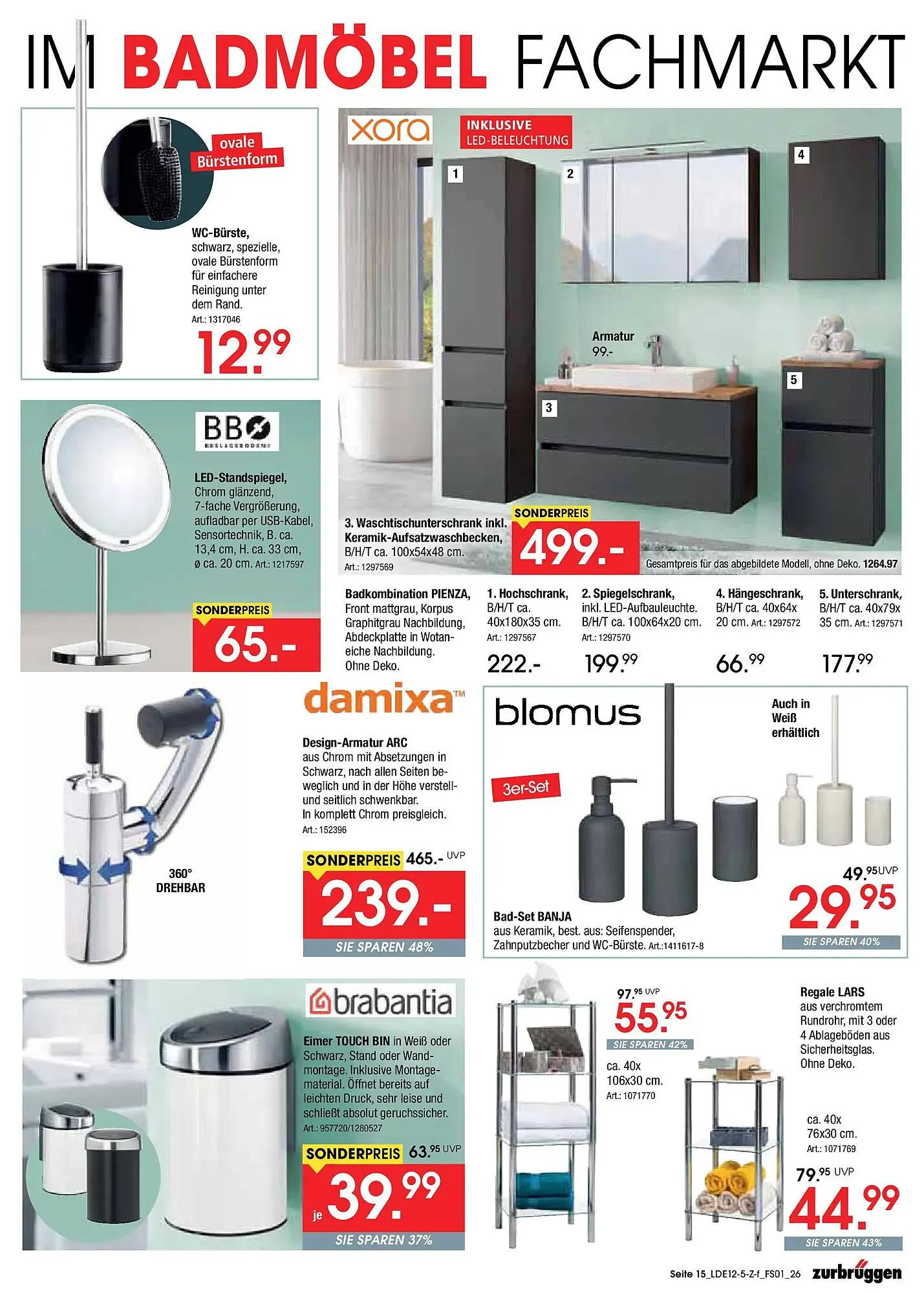 Zurbrüggen Prospekt von 5. Dezember bis 10. Januar 2026 - Prospekt seite 15
