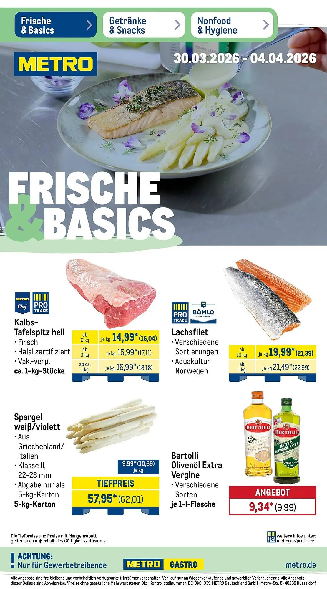 METRO Prospekt von 29. März bis 4. April 2026 - Prospekt seite 1