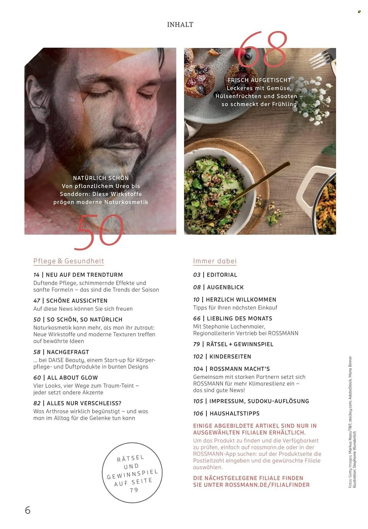 Rossmann Magazin von 1. März bis 31. März 2026 - Prospekt seite 6