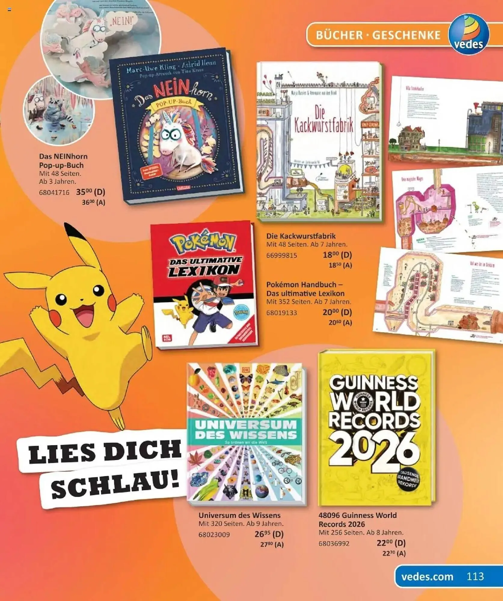 Vedes Prospekt von 29. September bis 6. Januar 2026 - Prospekt seite 113