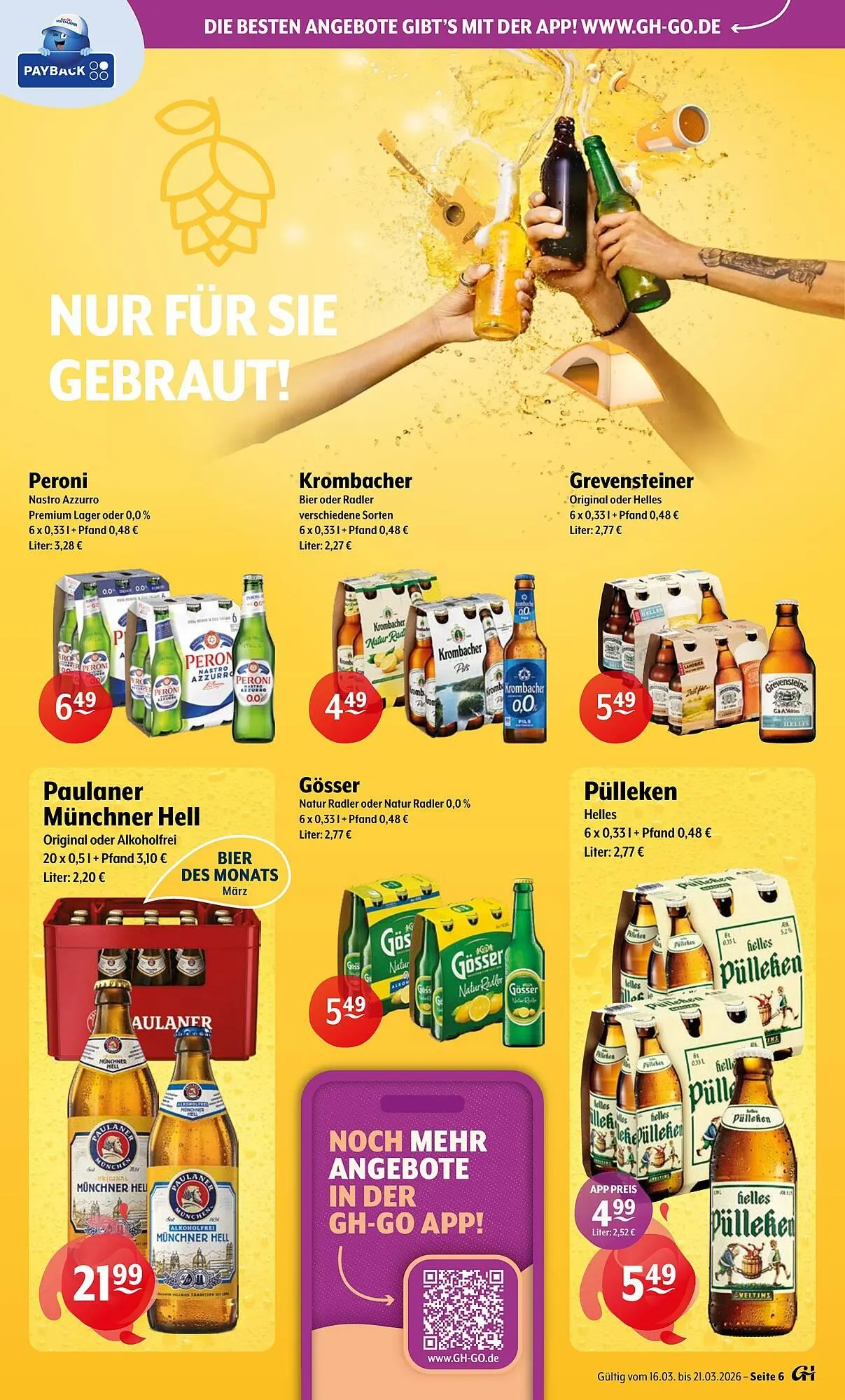 Getränke Hoffmann Prospekt von 16. März bis 21. März 2026 - Prospekt seite 6