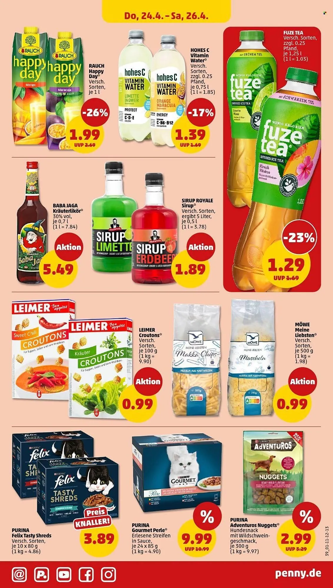 PENNY Prospekt von 22. April bis 26. April 2025 - Prospekt seite 39