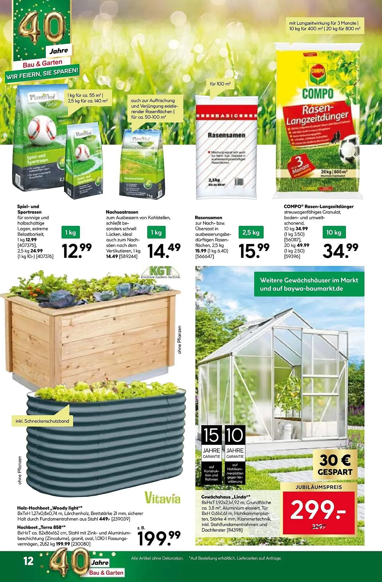 BayWa Bau & Garten Prospekt von 7. April bis 12. April 2026 - Prospekt seite 12