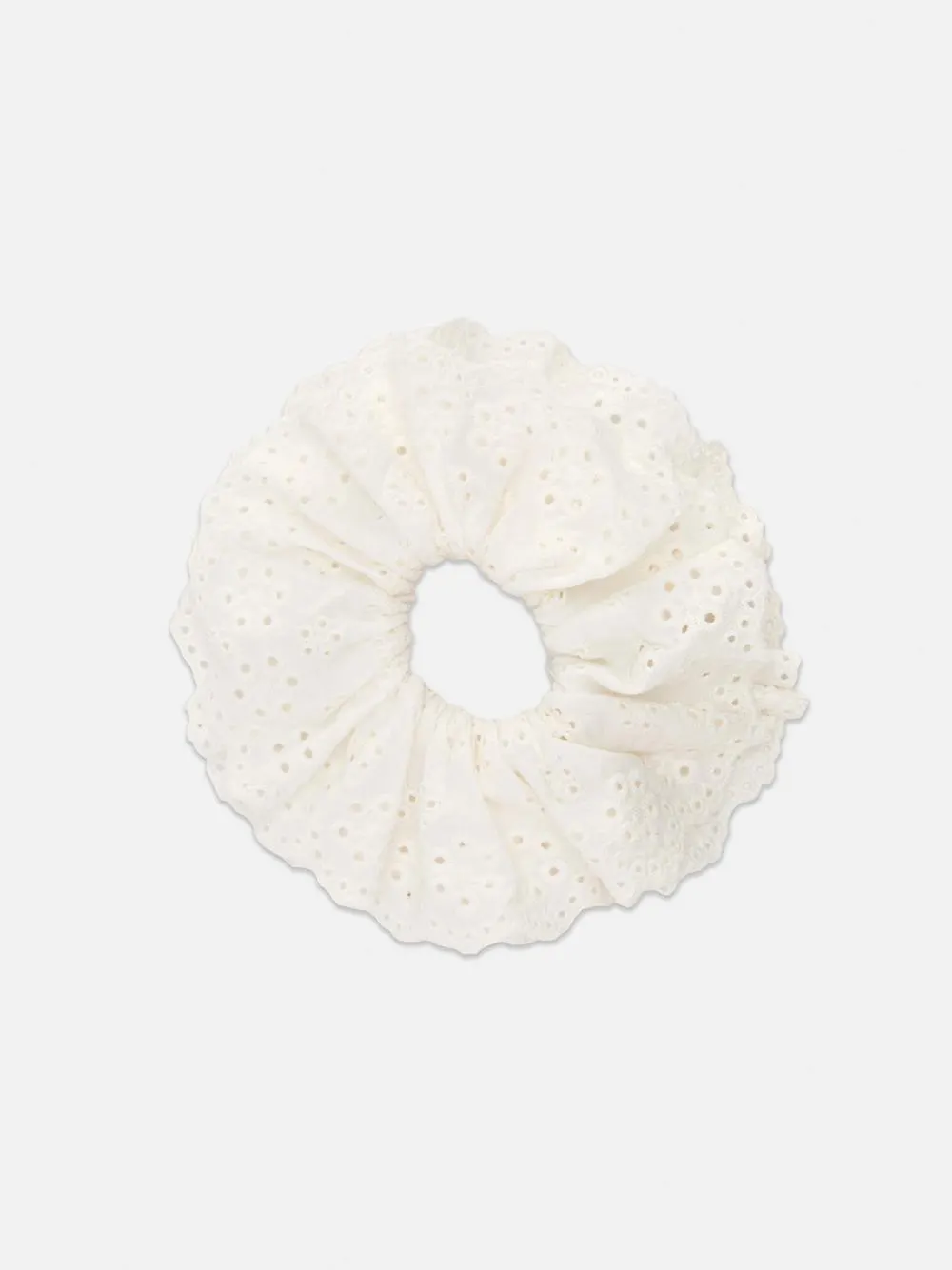 Haargummi mit Lochstickerei