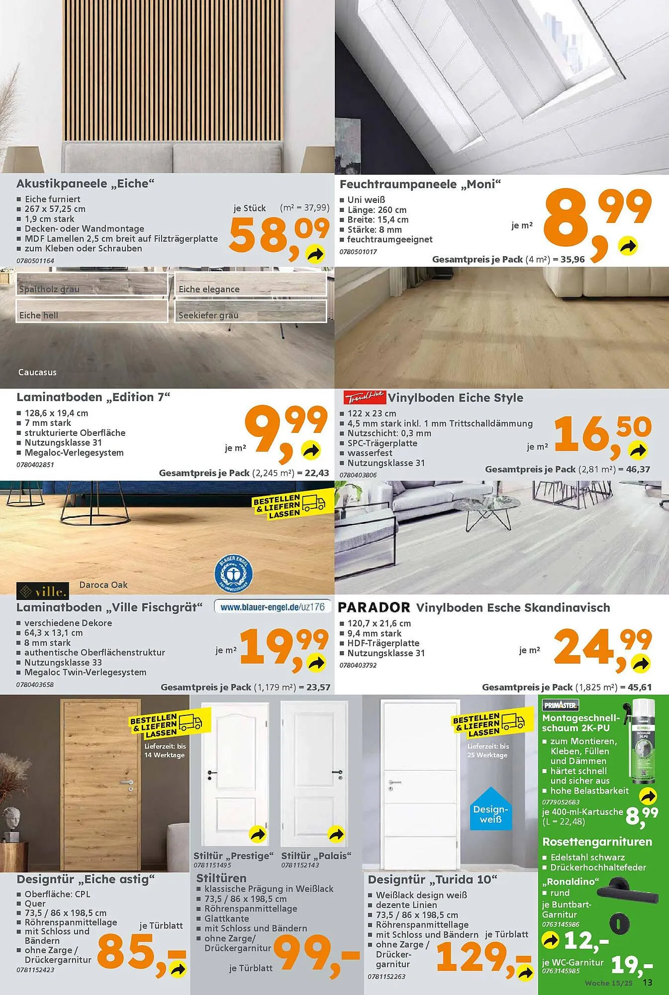 Globus Baumarkt Prospekt von 6. April bis 12. April 2025 - Prospekt seite 13