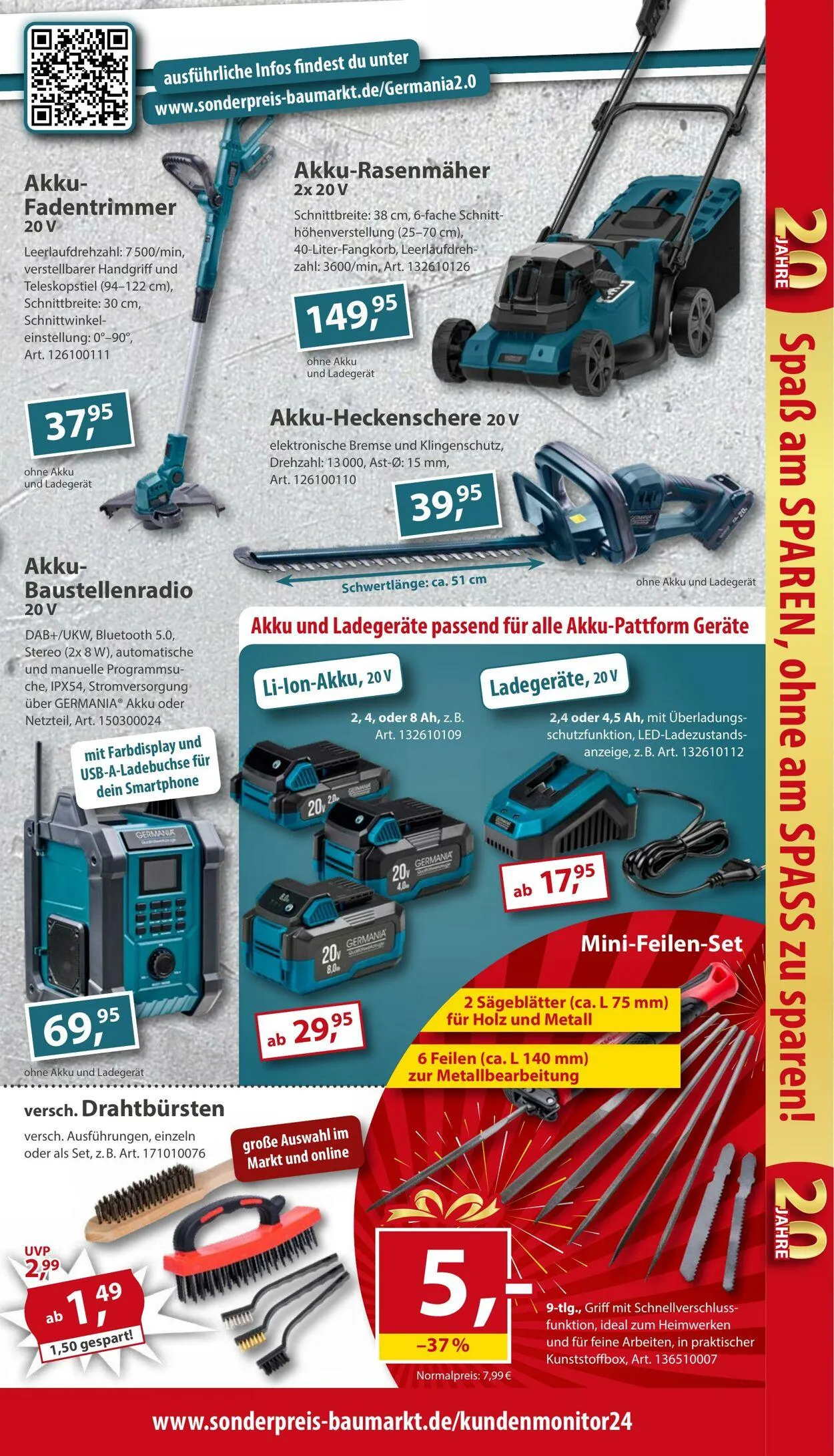 Sonderpreis Baumarkt Aktueller Prospekt von 5. April bis 19. April 2025 - Prospekt seite 11