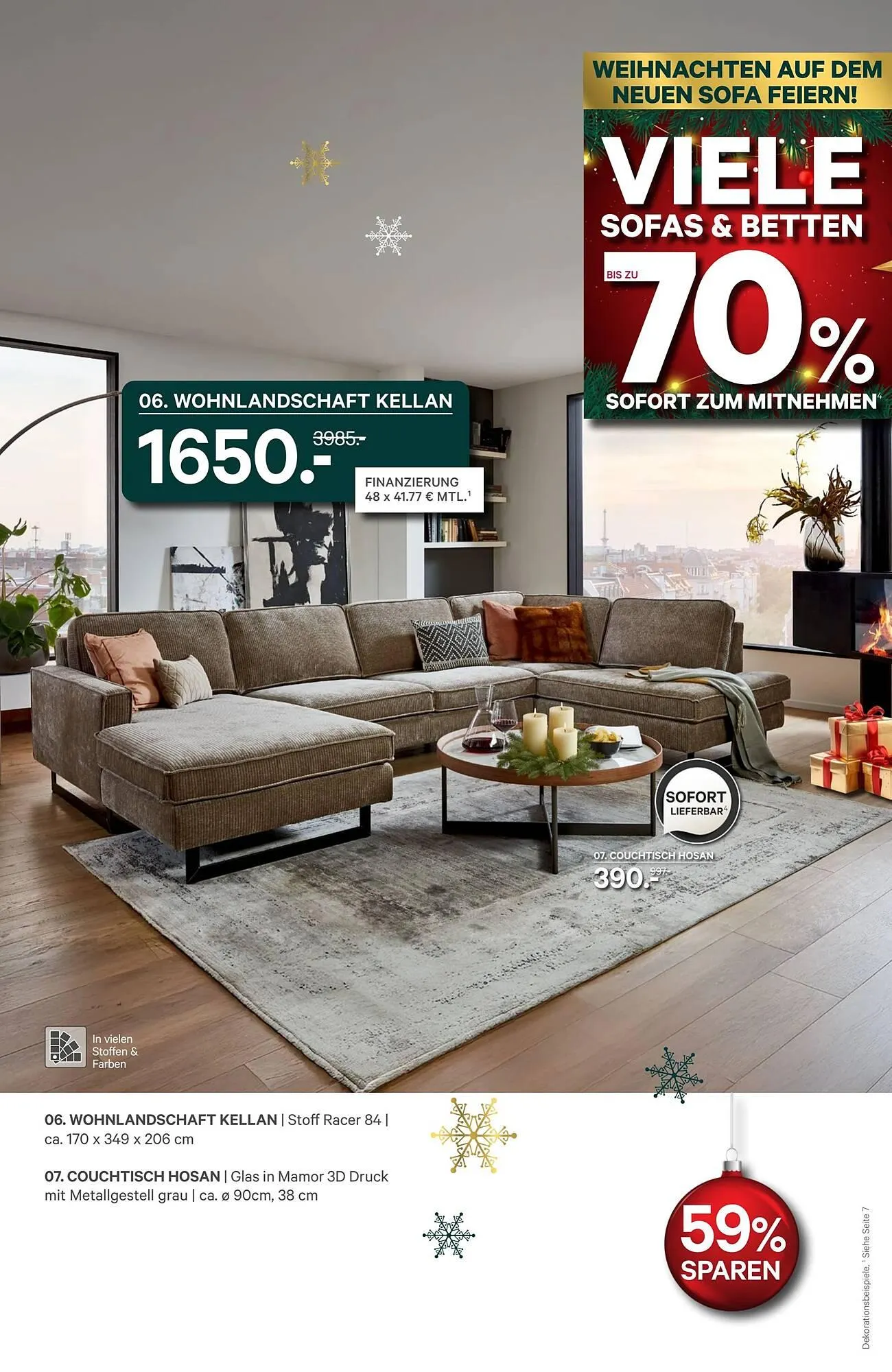 Kabs Polsterwelt Prospekt von 2. Dezember bis 19. Dezember 2025 - Prospekt seite 9