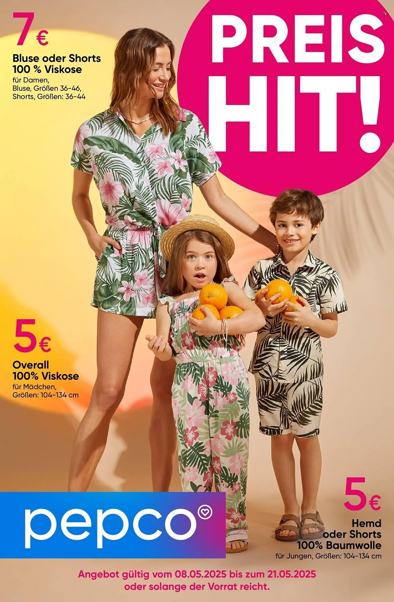 PEPCO Prospekt von 8. Mai bis 21. Mai 2025 - Prospekt seite 1