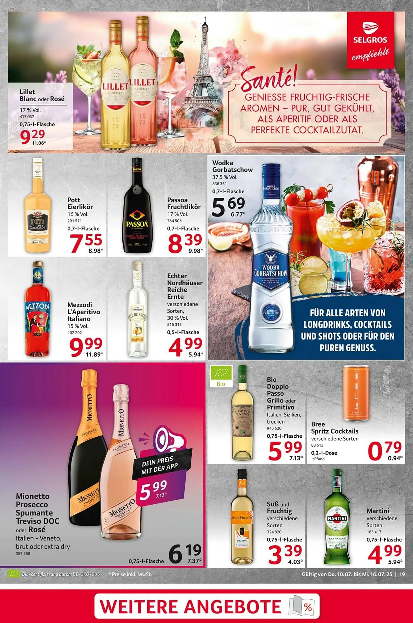 Selgros Prospekt von 10. Juli bis 17. Juli 2025 - Prospekt seite 19