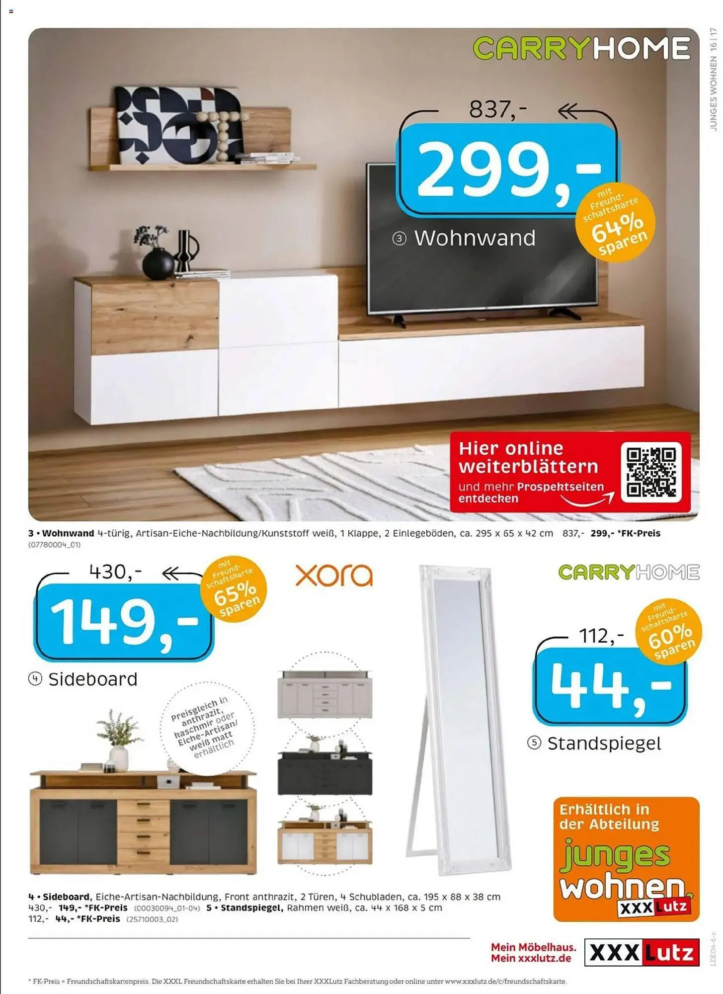 XXXLutz Prospekt von 4. April bis 18. April 2026 - Prospekt seite 17