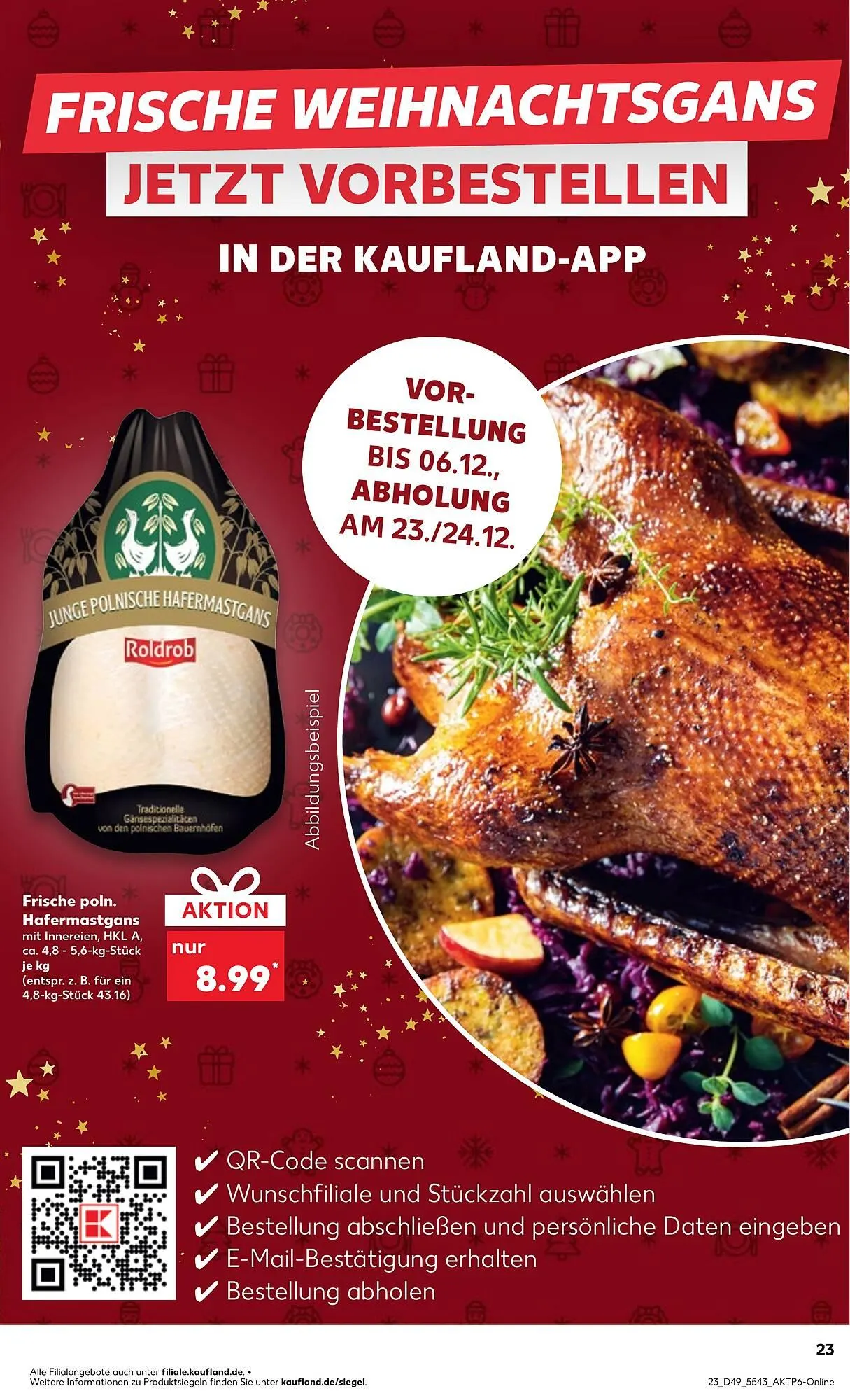 Kaufland Prospekt von 4. Dezember bis 10. Dezember 2025 - Prospekt seite 23