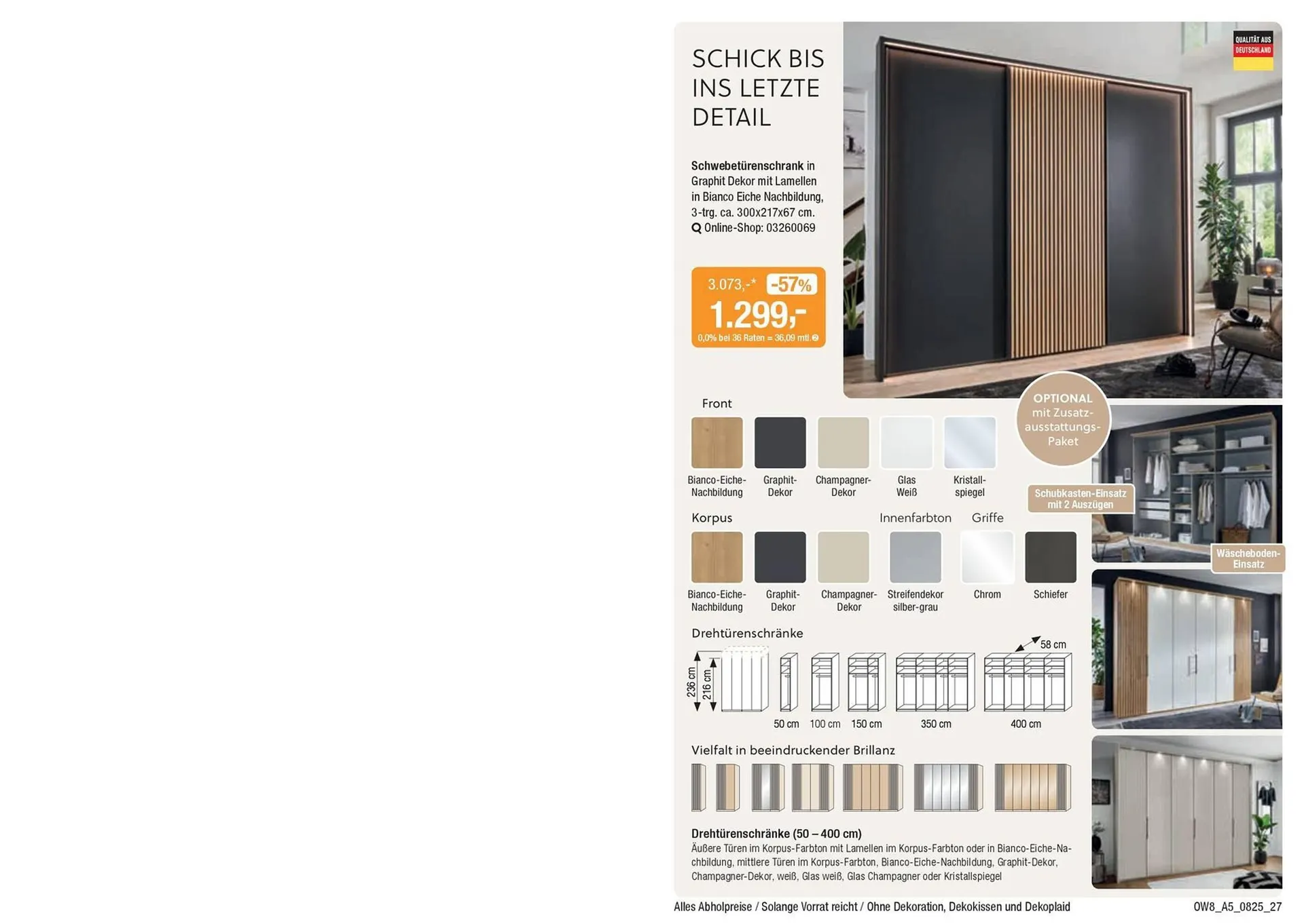 Opti Wohnwelt Prospekt von 25. Juli bis 23. August 2025 - Prospekt seite 27