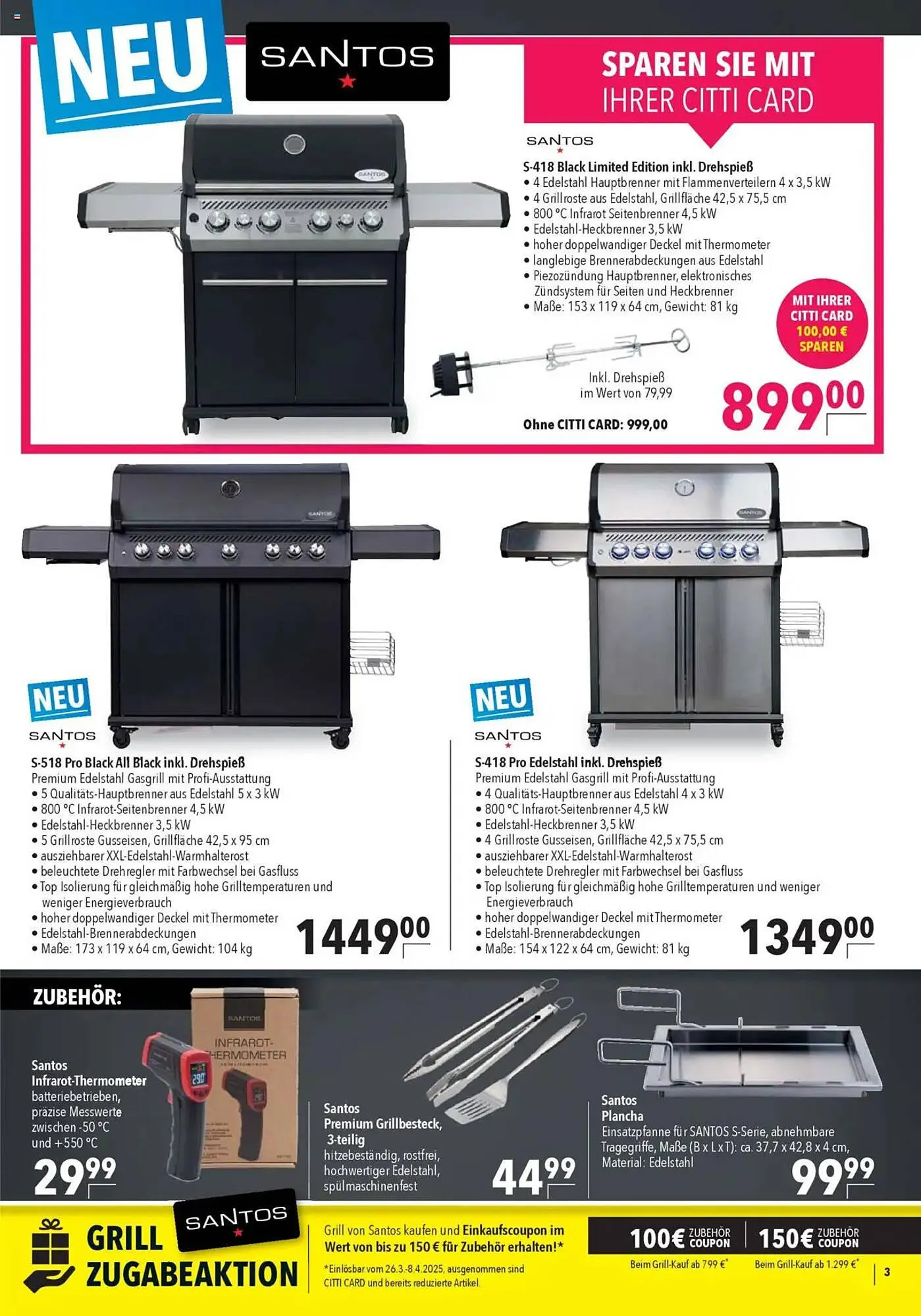 CITTI Markt Prospekt von 26. März bis 8. April 2025 - Prospekt seite 3