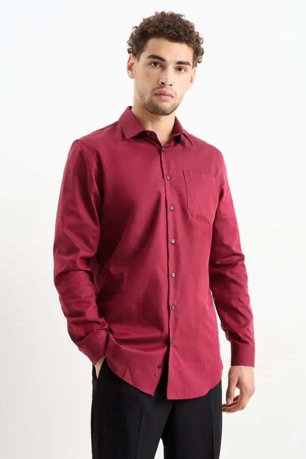 Business shirt - regular fit - kent collar - easy-iron