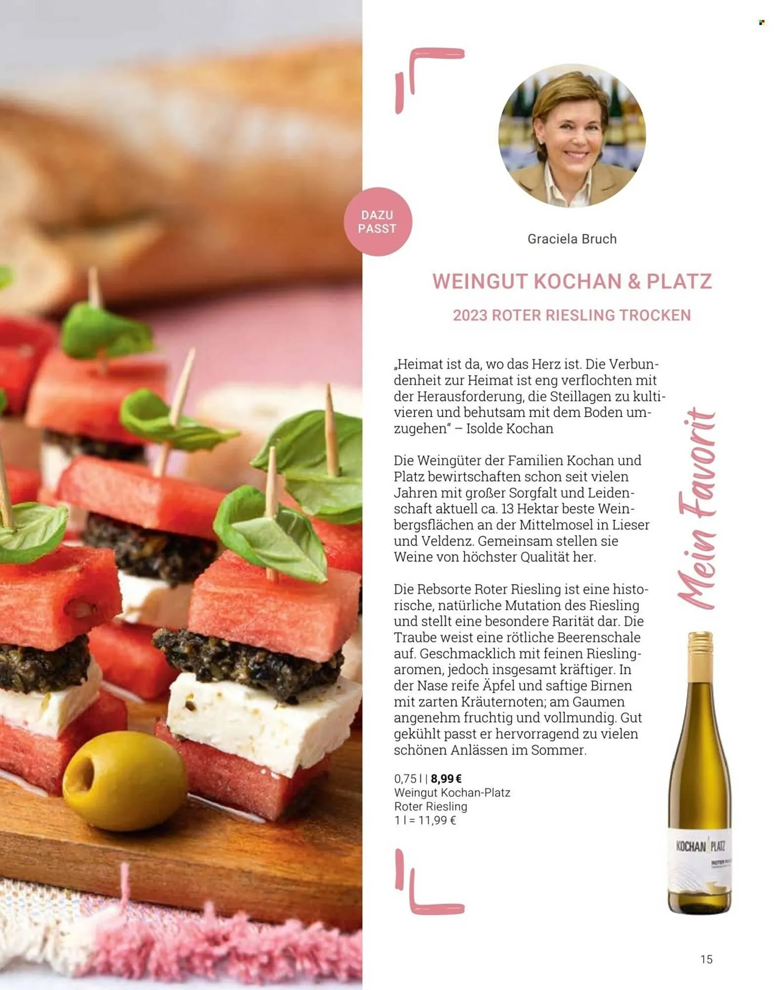 Globus Prospekt von 1. Juli bis 31. Juli 2025 - Prospekt seite 15