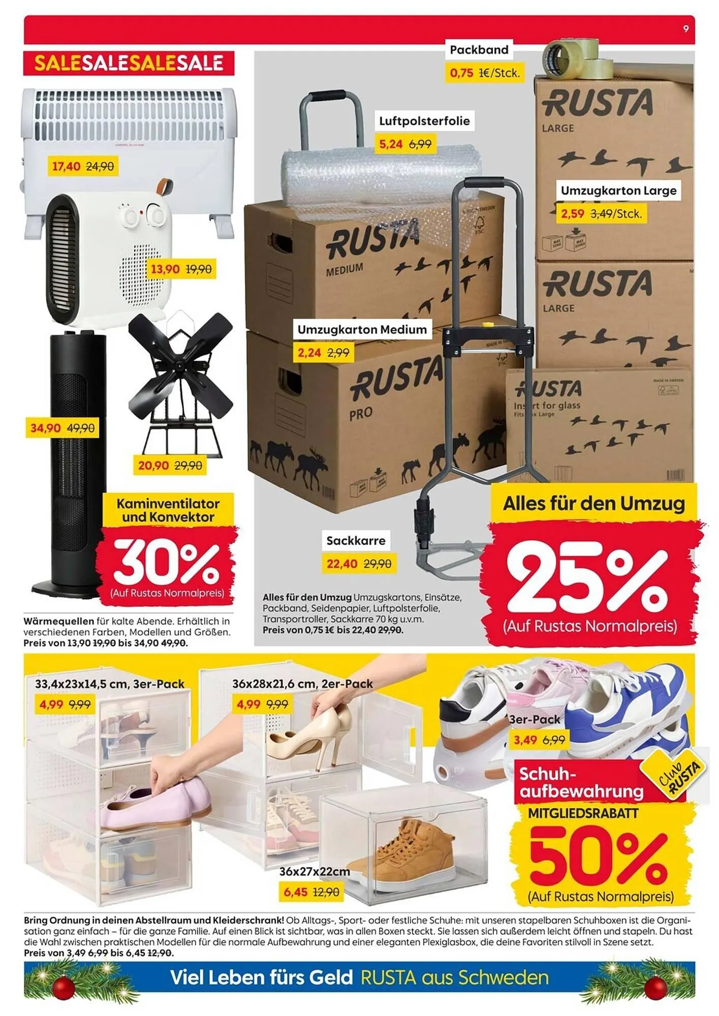 Rusta Prospekt von 27. Dezember bis 2. Januar 2026 - Prospekt seite 9