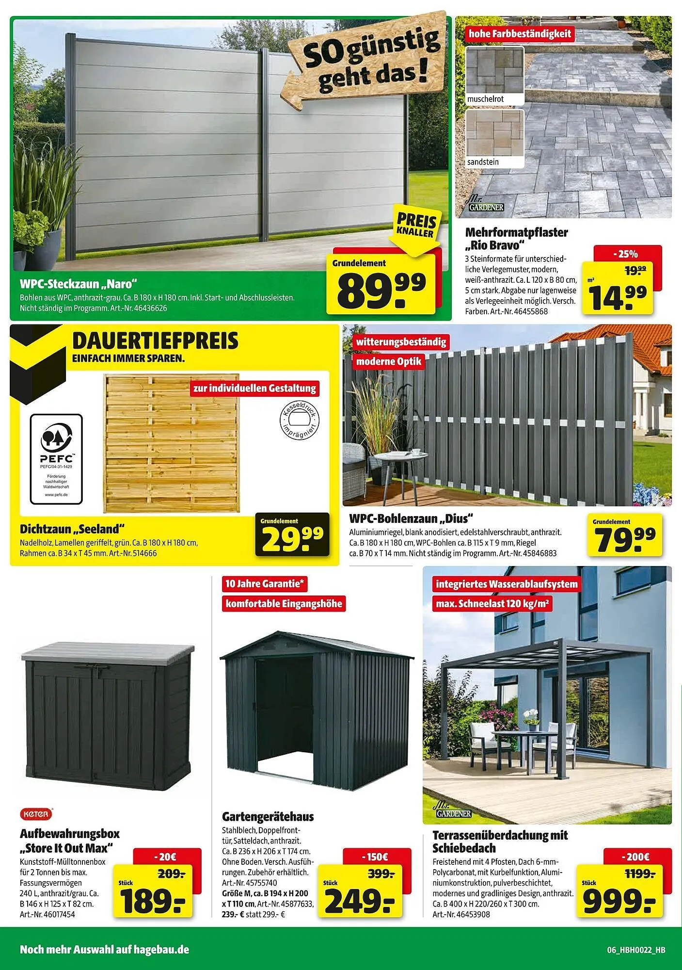 Hagebau Prospekt von 24. Mai bis 31. Mai 2025 - Prospekt seite 6