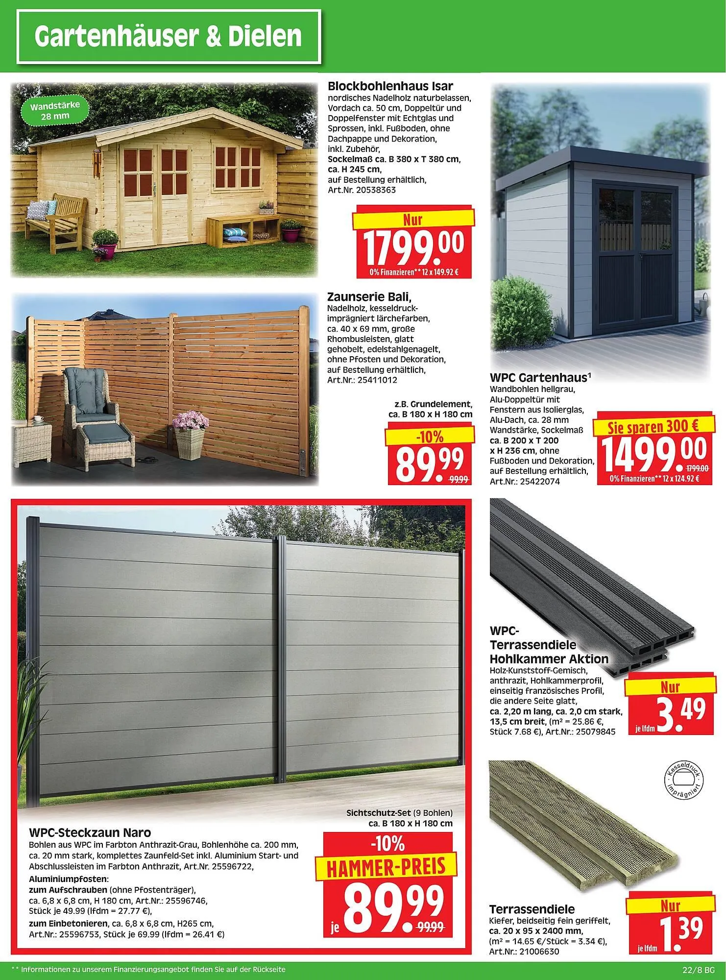 Herkules Baumarkt Prospekt von 26. Mai bis 31. Mai 2025 - Prospekt seite 8