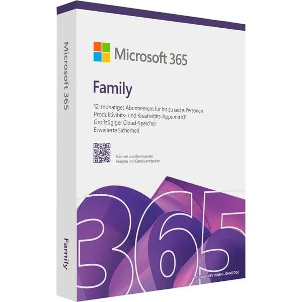 Office M365 Family 6 User , Office-Software