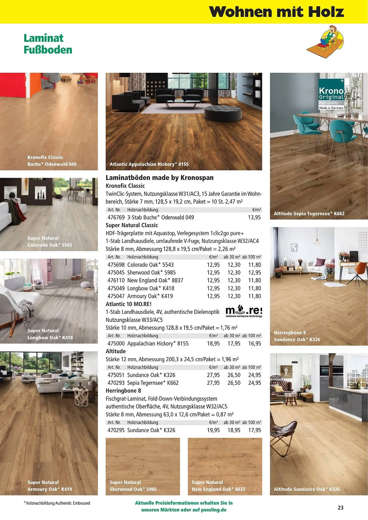 Holz Possling Prospekt von 2. Mai bis 31. Juli 2025 - Prospekt seite 23