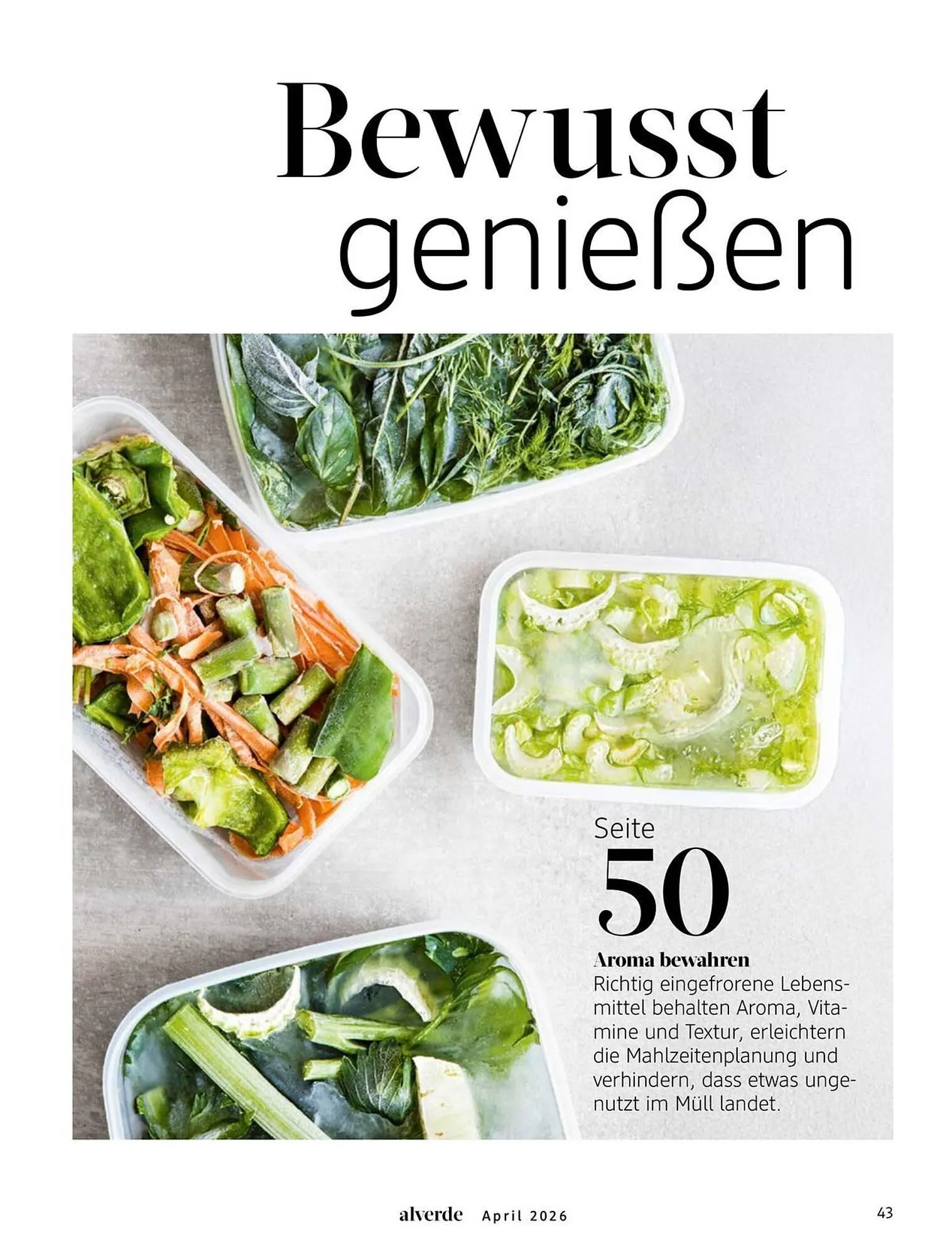 Dm drogerie Magazin von 1. April bis 30. April 2026 - Prospekt seite 43