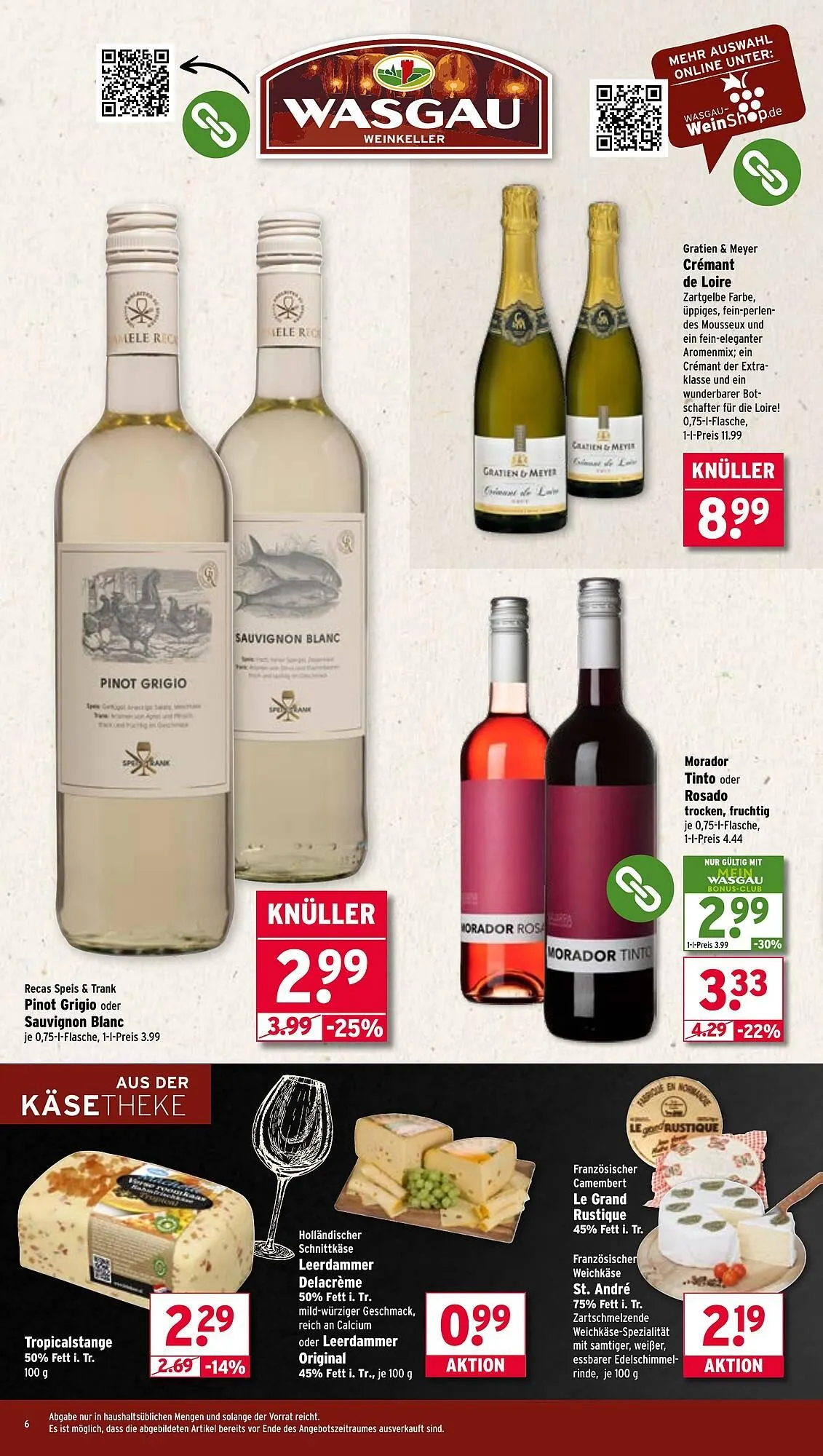 Wasgau Prospekt von 21. Juli bis 26. Juli 2025 - Prospekt seite 6
