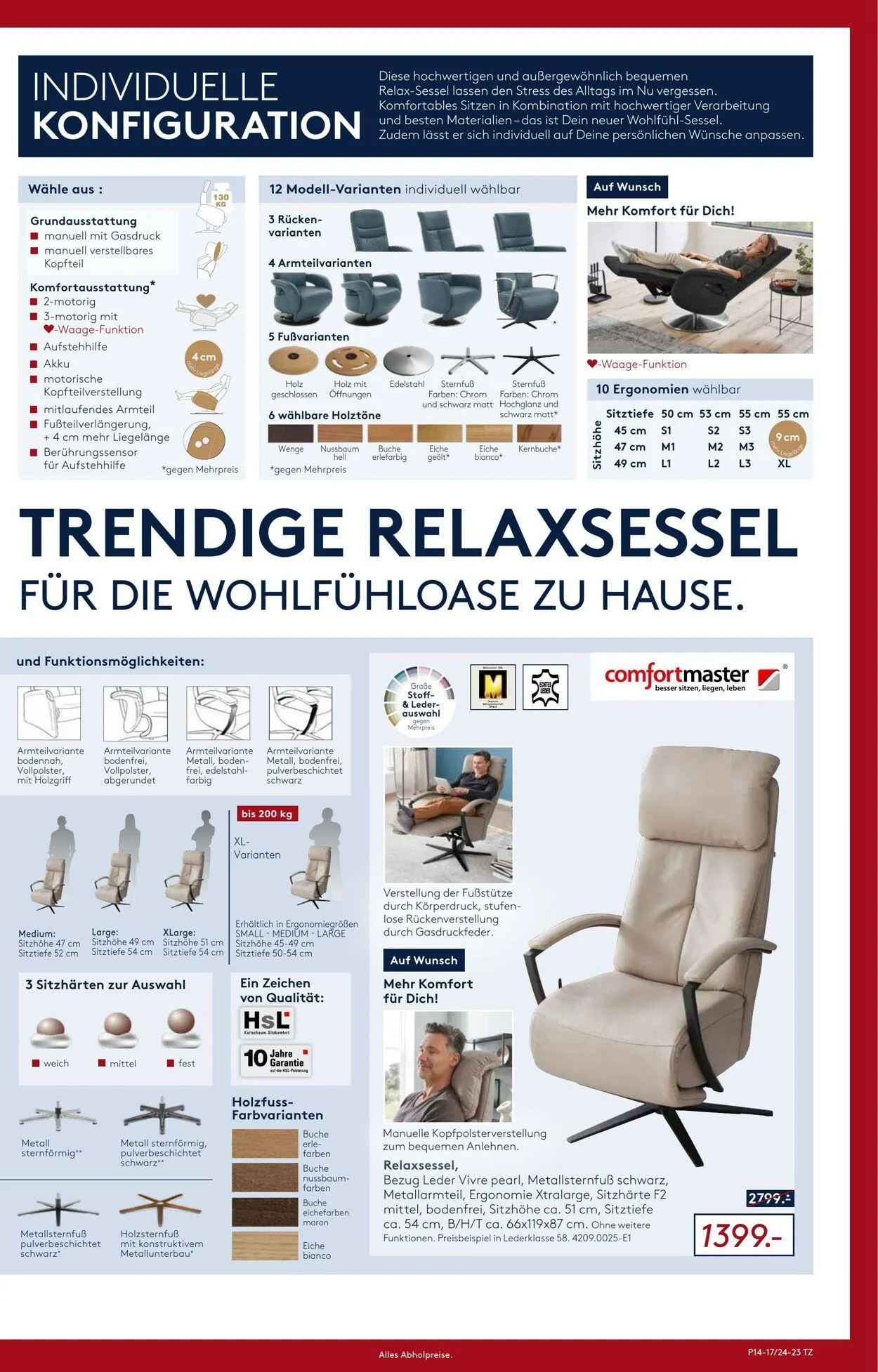 Möbel Rieger Aktueller Prospekt von 19. November bis 3. Dezember 2025 - Prospekt seite 23