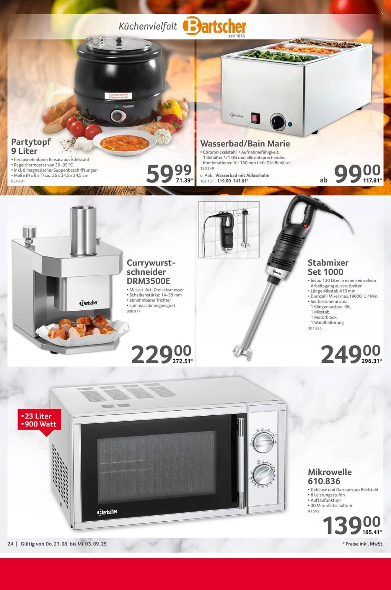 Selgros Prospekt von 21. August bis 3. September 2025 - Prospekt seite 24