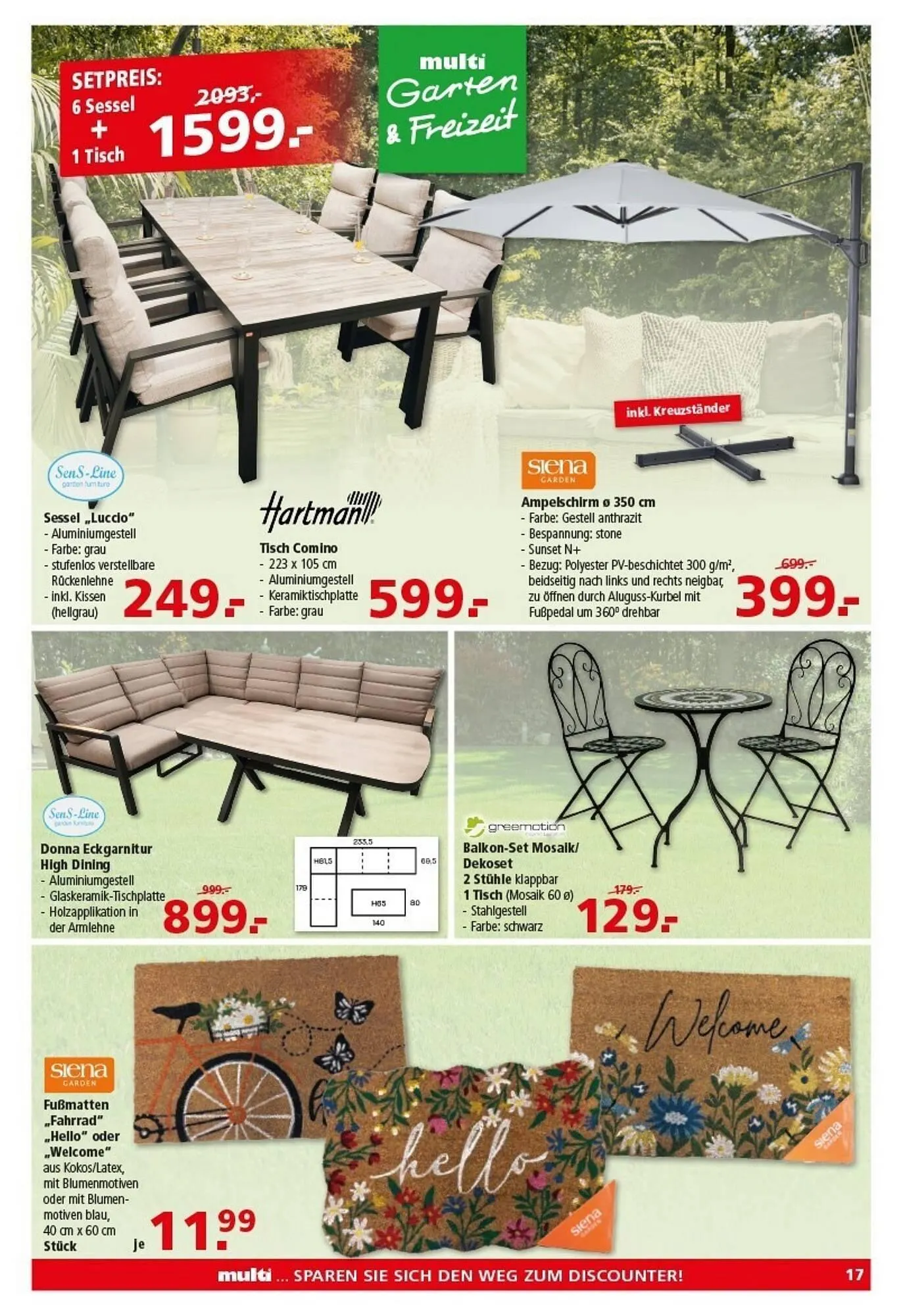 Multi Markt Prospekt von 6. April bis 11. April 2026 - Prospekt seite 17