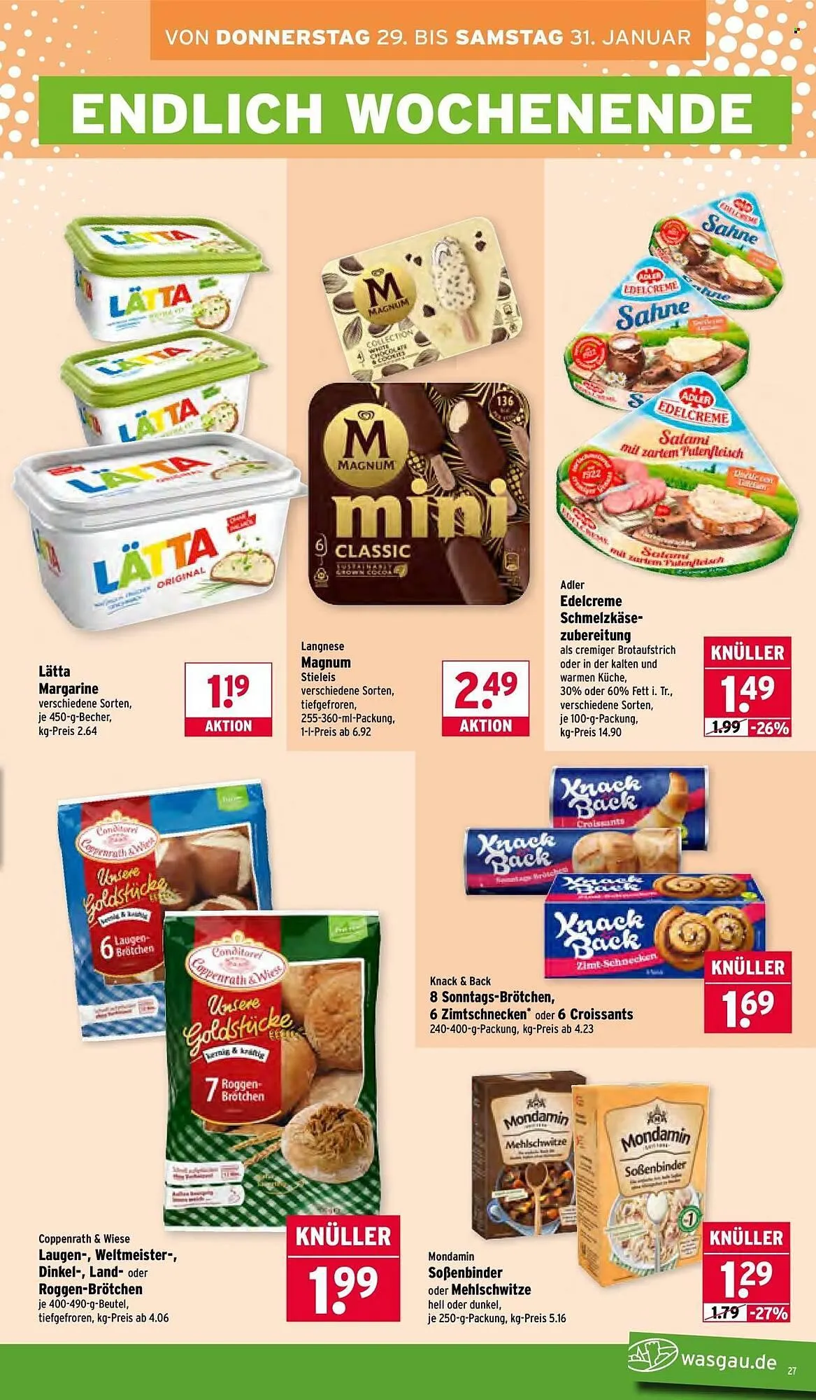 Wasgau Prospekt von 26. Januar bis 31. Januar 2026 - Prospekt seite 27