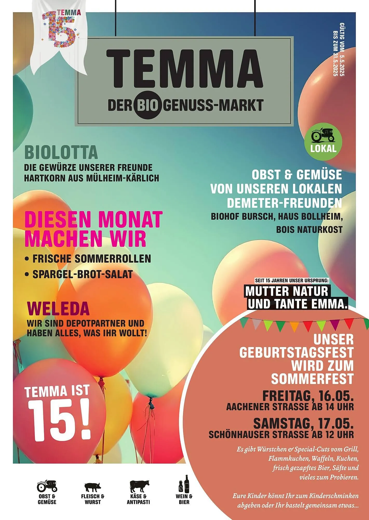 Temma Prospekt von 5. Mai bis 31. Mai 2025 - Prospekt seite 1