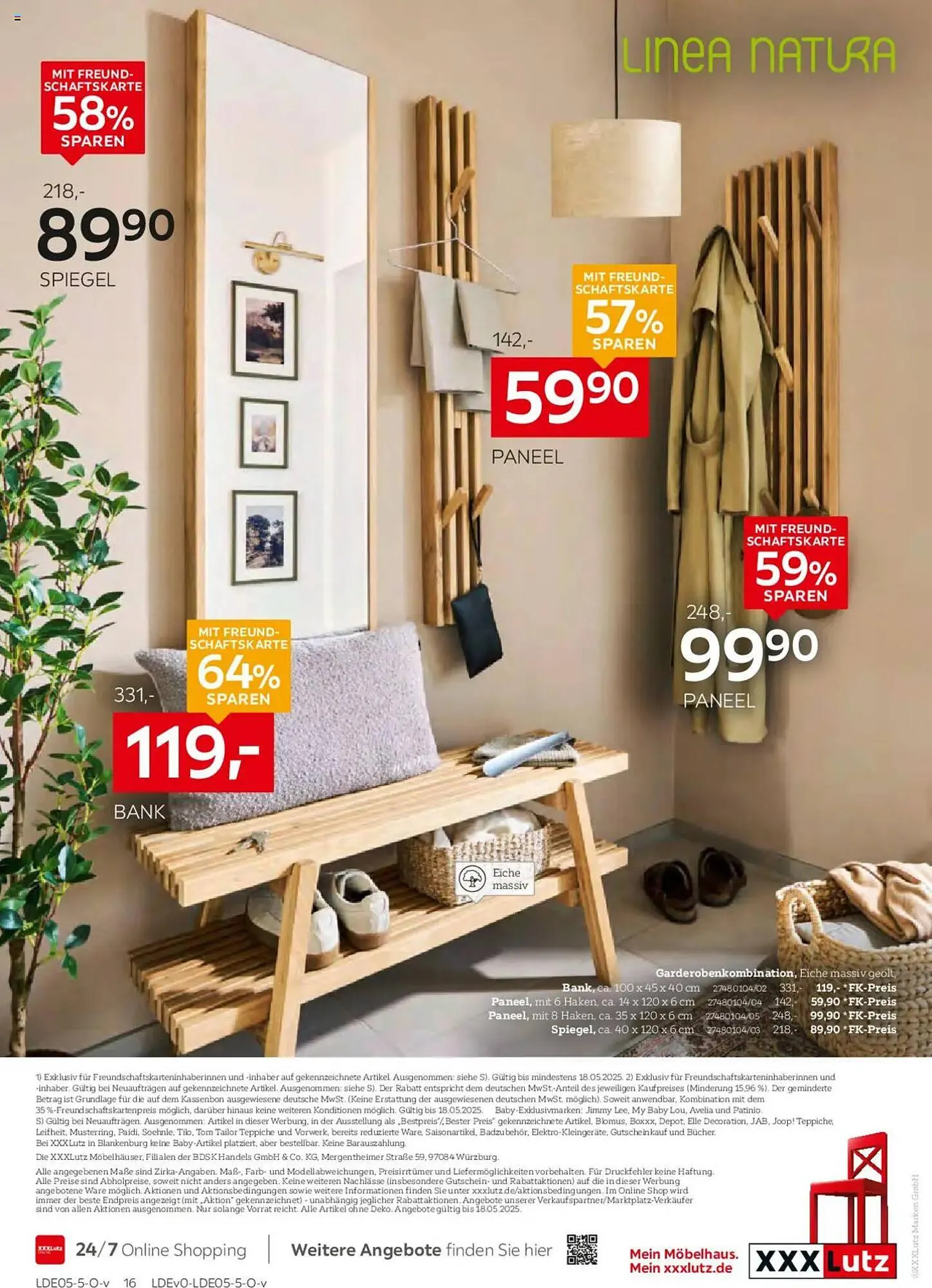 XXXLutz Prospekt von 4. Mai bis 25. Mai 2025 - Prospekt seite 16