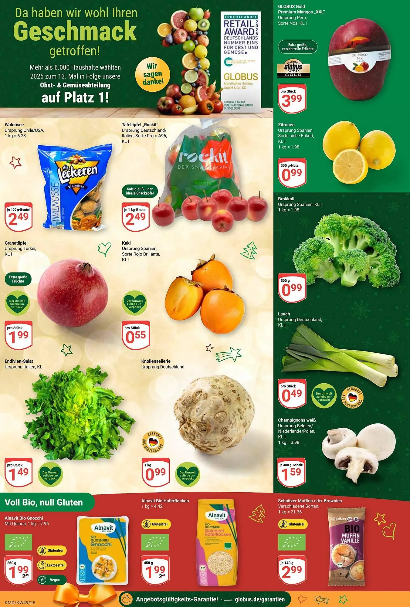 Globus Prospekt von 1. Dezember bis 6. Dezember 2025 - Prospekt seite 10
