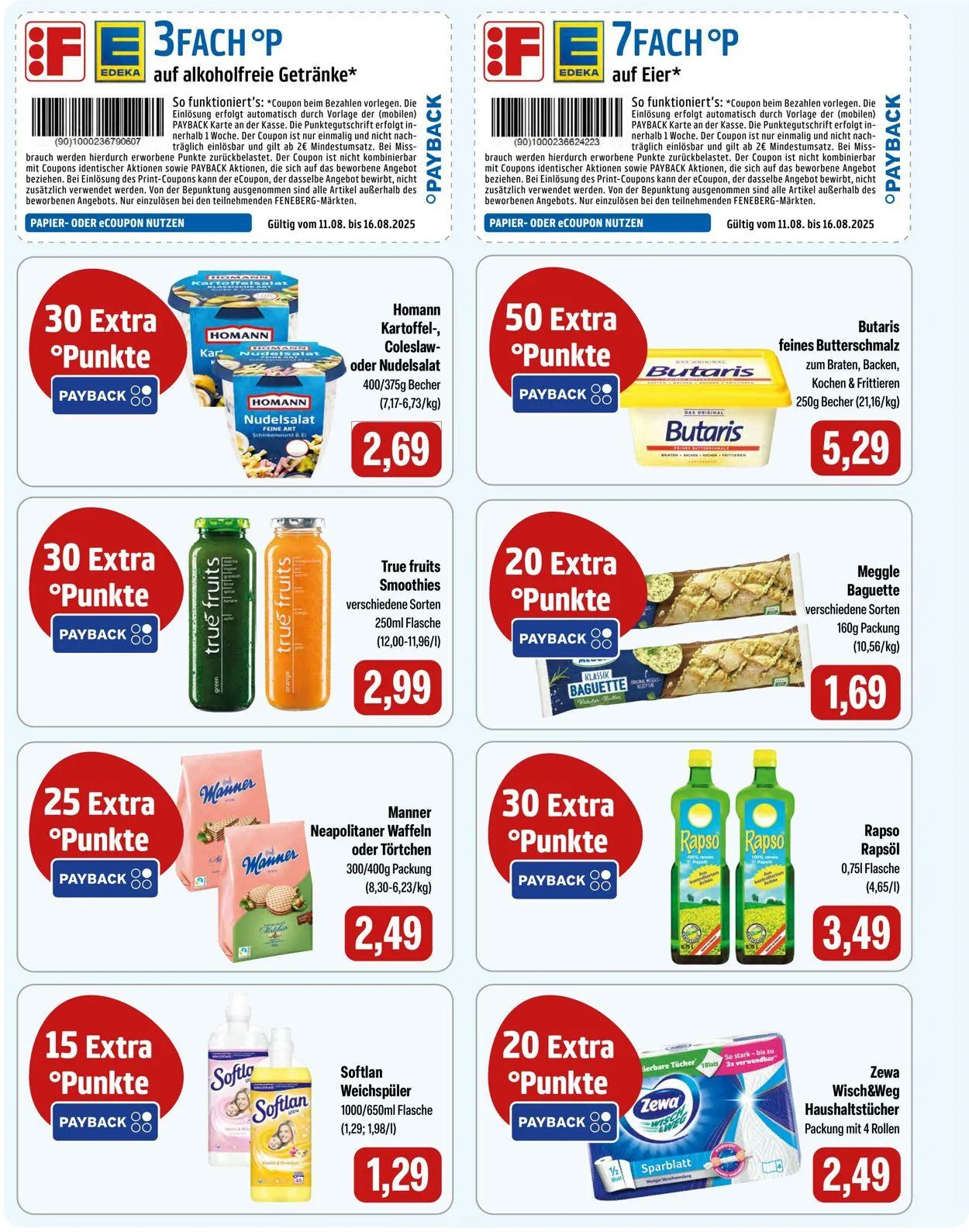 Feneberg Aktueller Prospekt von 11. August bis 17. August 2025 - Prospekt seite 8