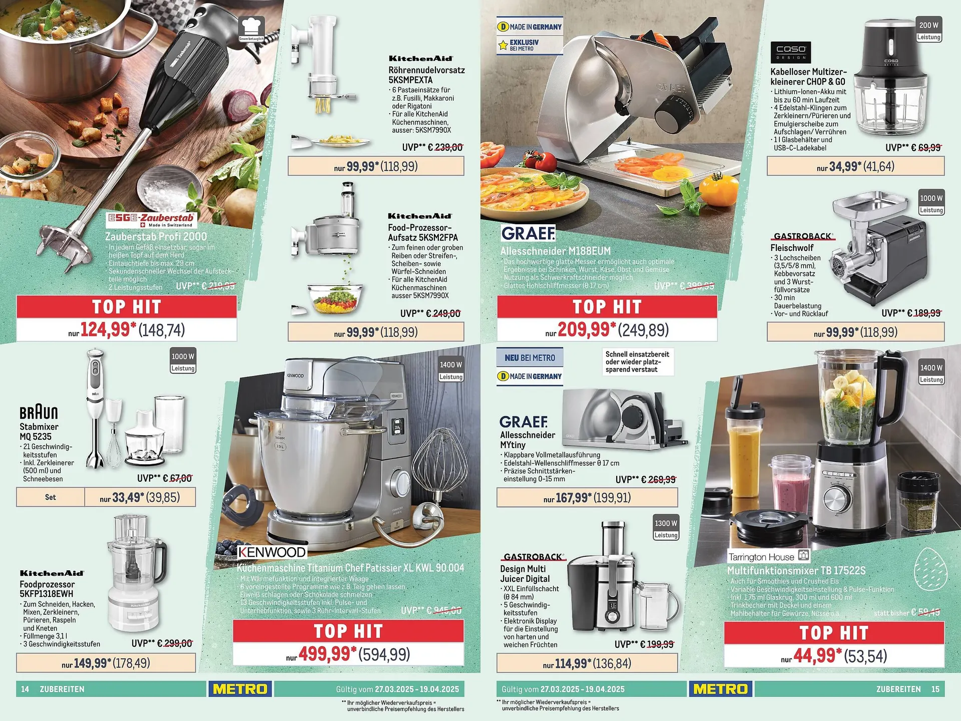 METRO Prospekt von 27. März bis 29. April 2025 - Prospekt seite 8