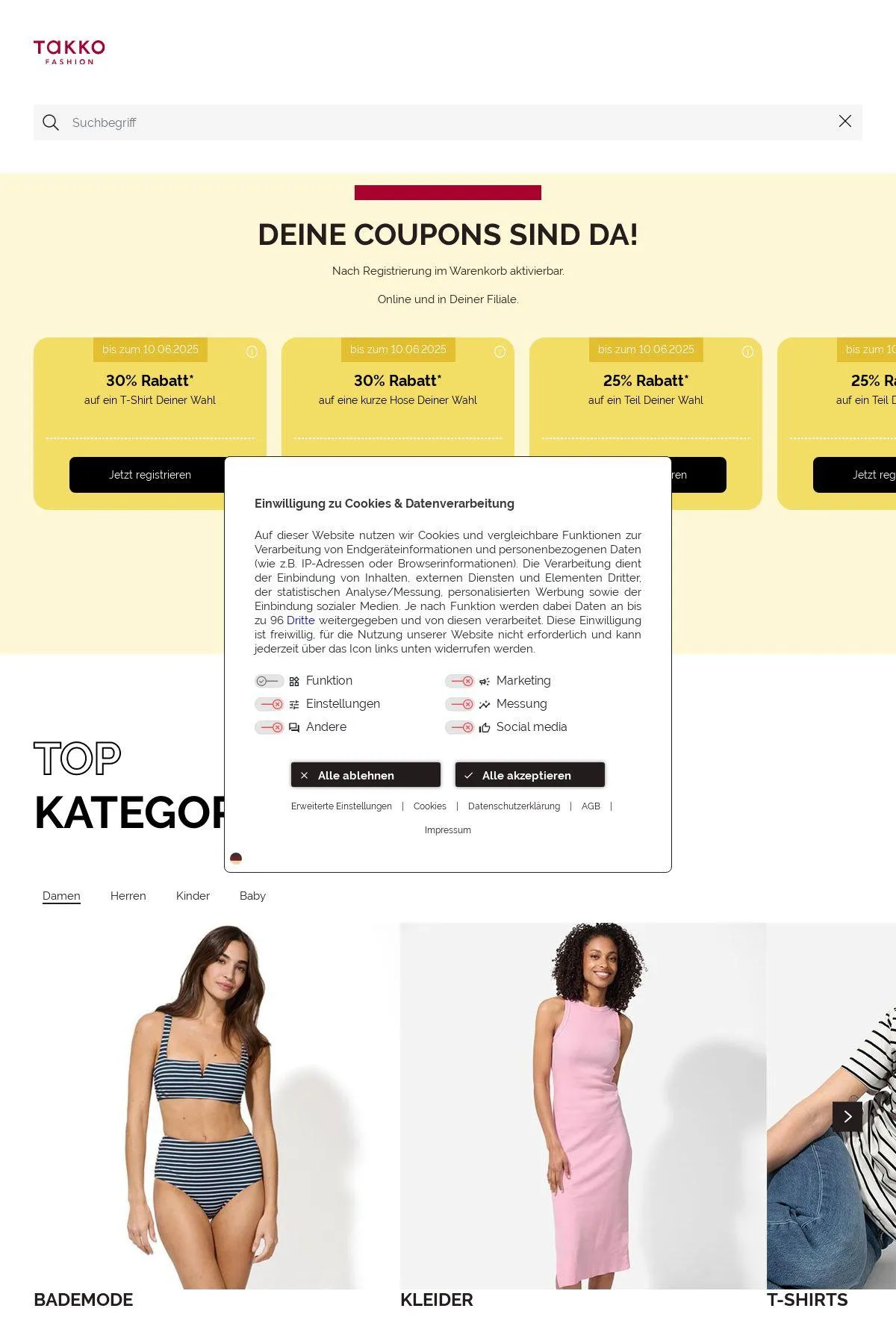 Takko Fashion Aktueller Prospekt von 2. Juni bis 8. Juni 2025 - Prospekt seite 1